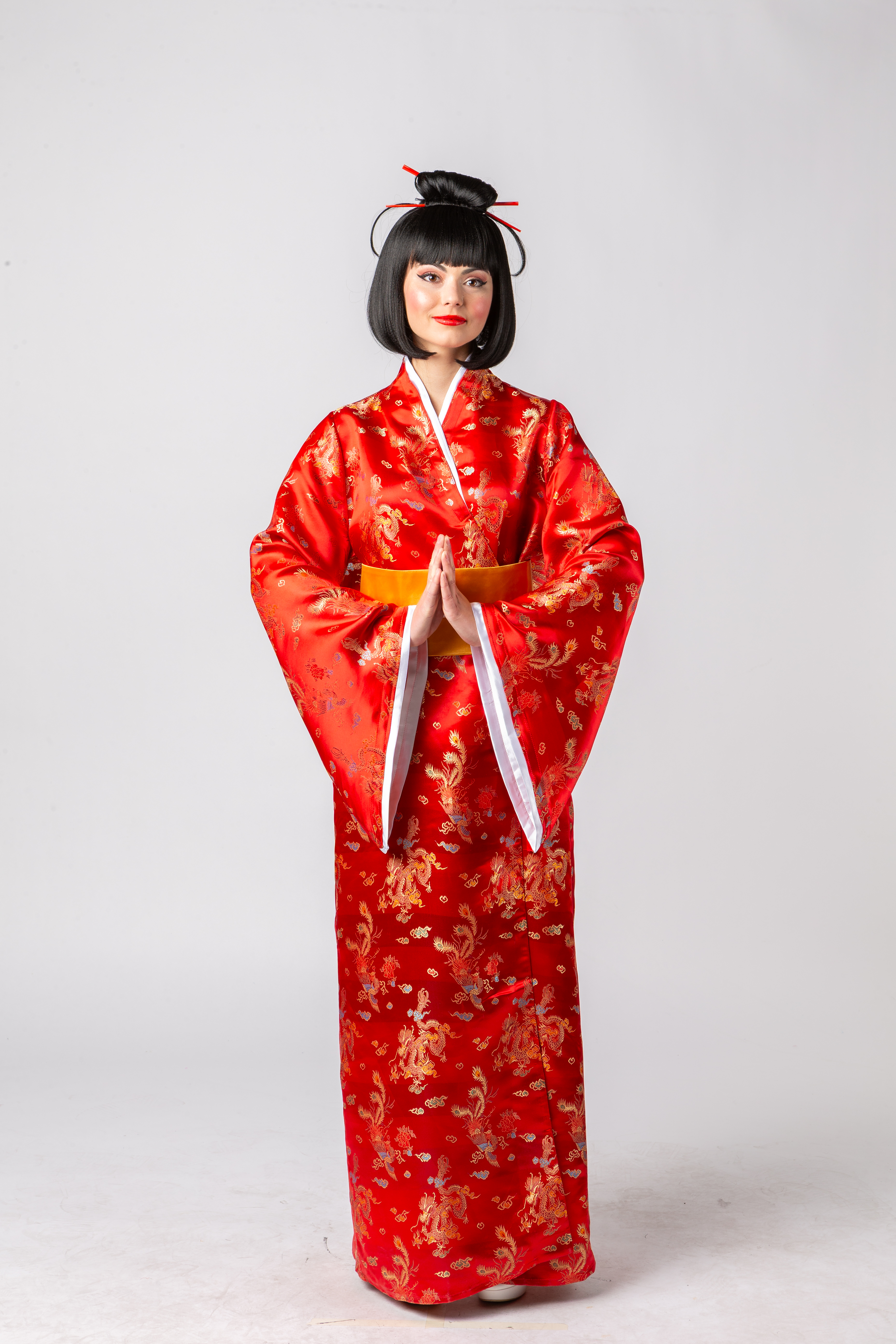 Kimono, rot