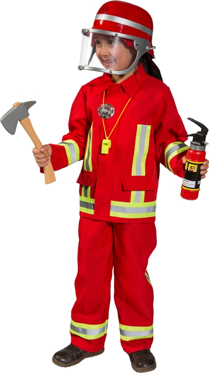 Feuerwehr Junge, rot