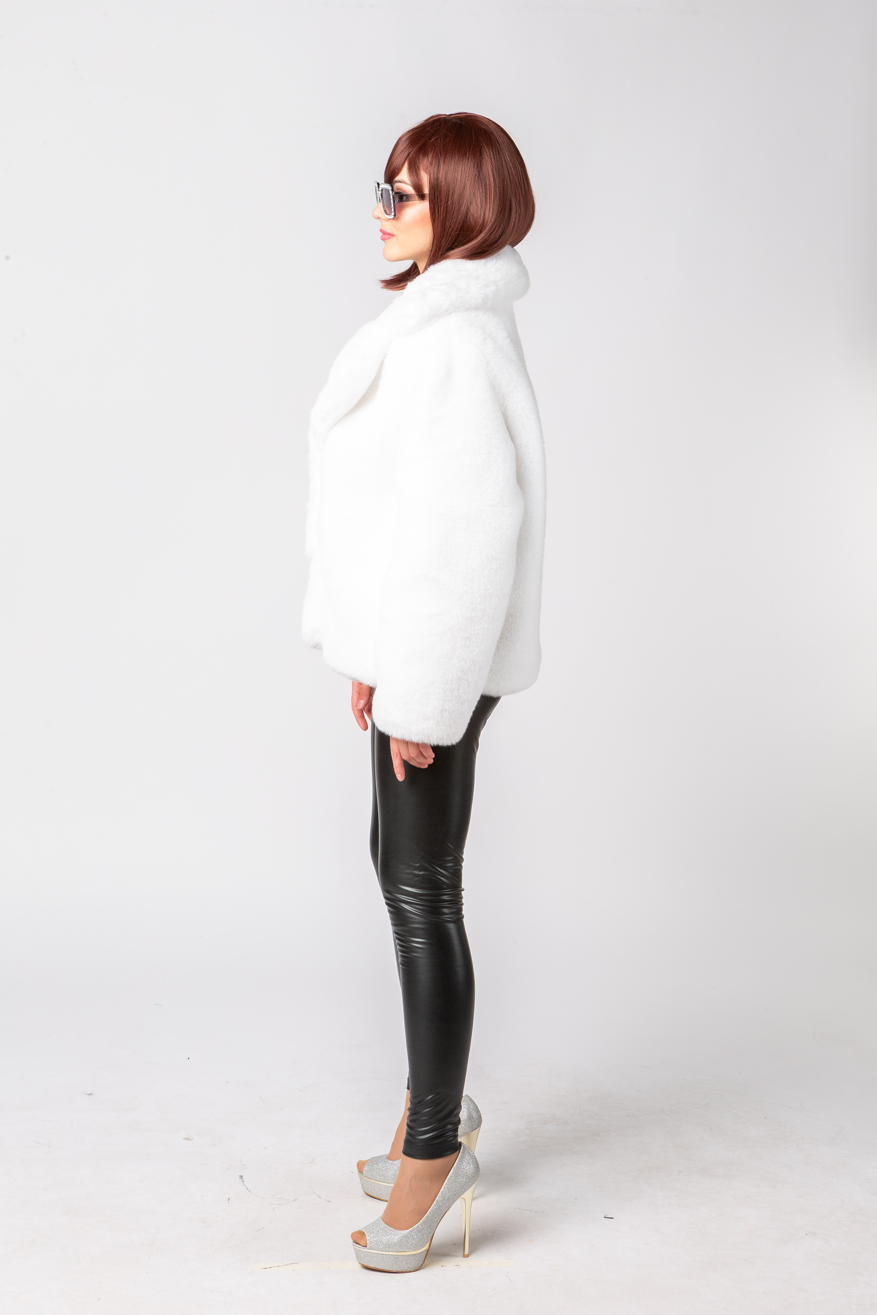 Veste en peluche, blanc Veste en peluche, blanc