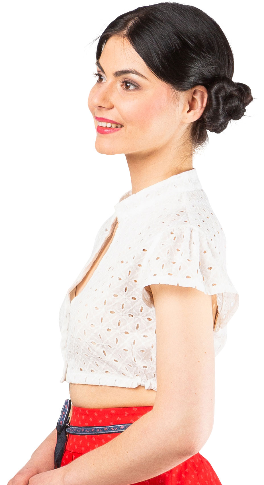 Tilda dirndl blouse, white
