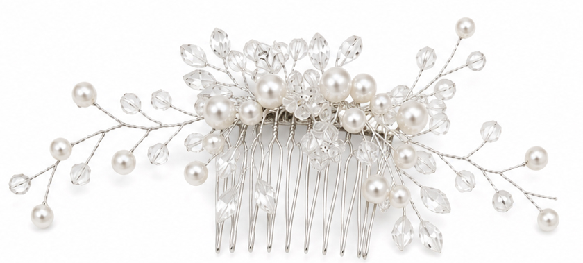 Bijou de cheveux « Vigne de perles »