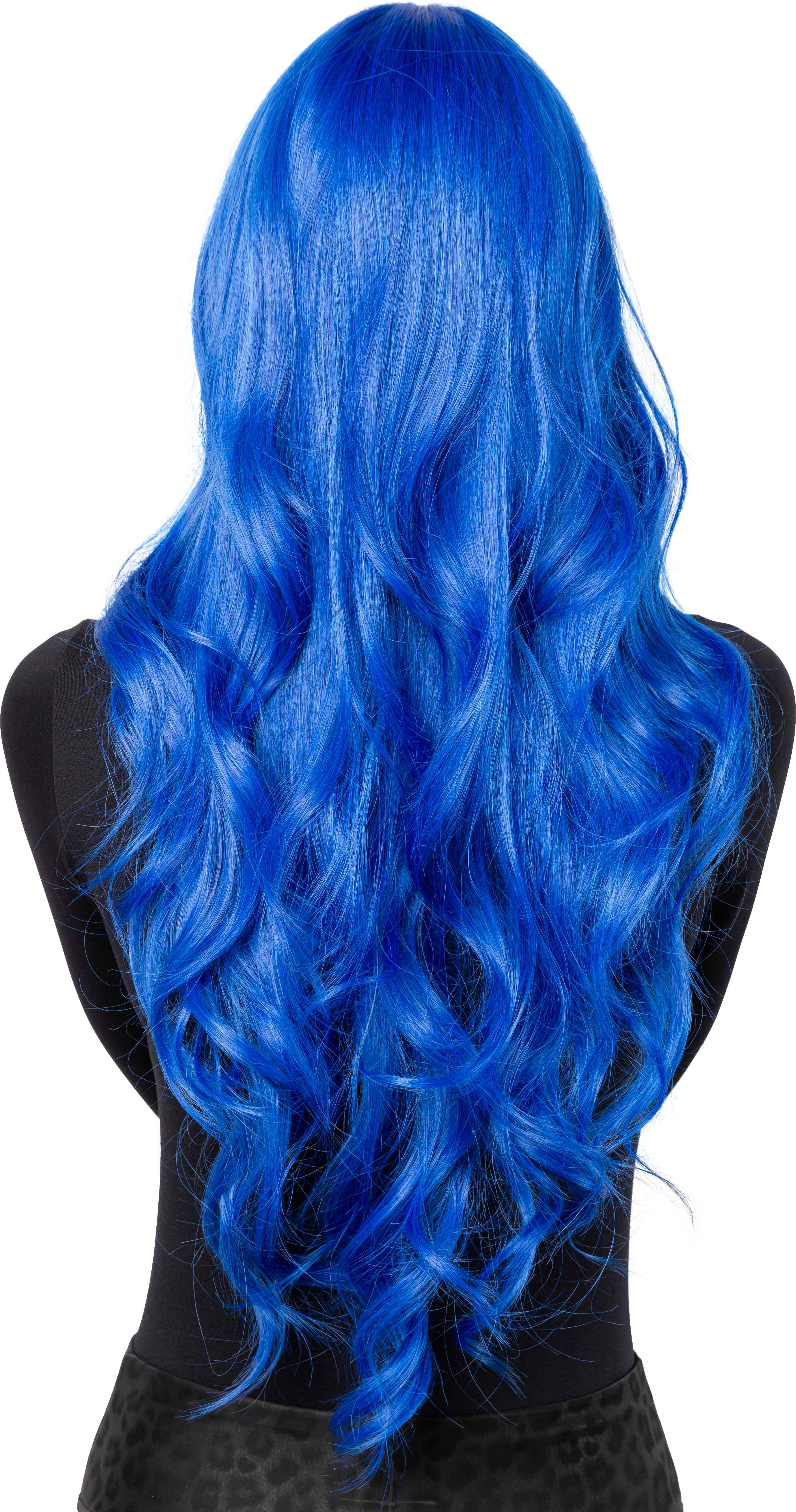Merna wig, blue