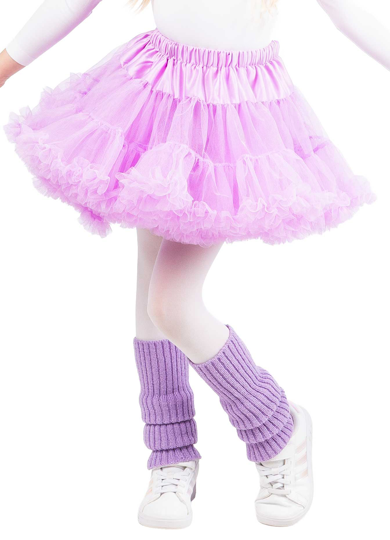 Kinderpetticoat mit Rüschchen, flieder