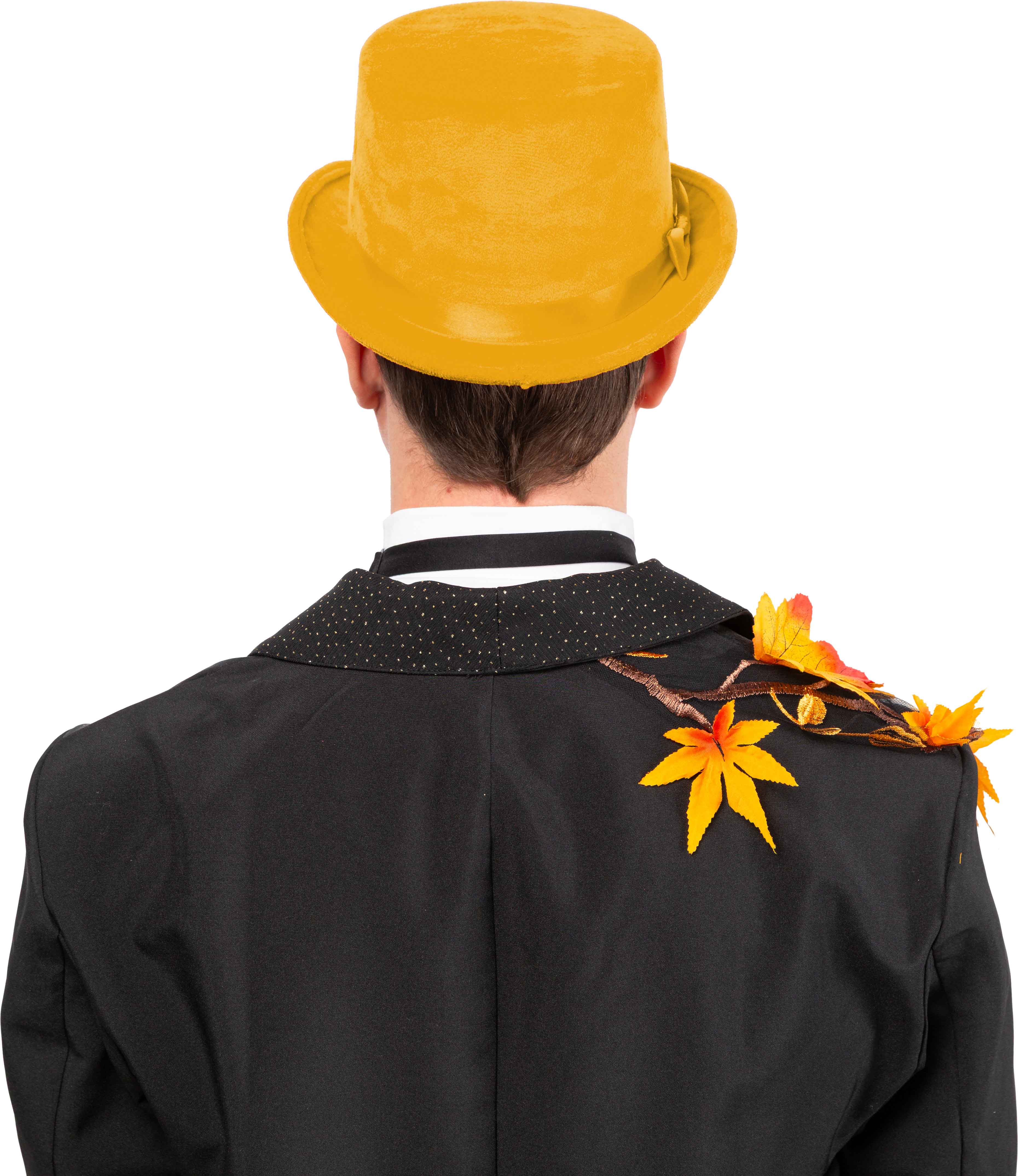 Flat velvet cylinder, orange