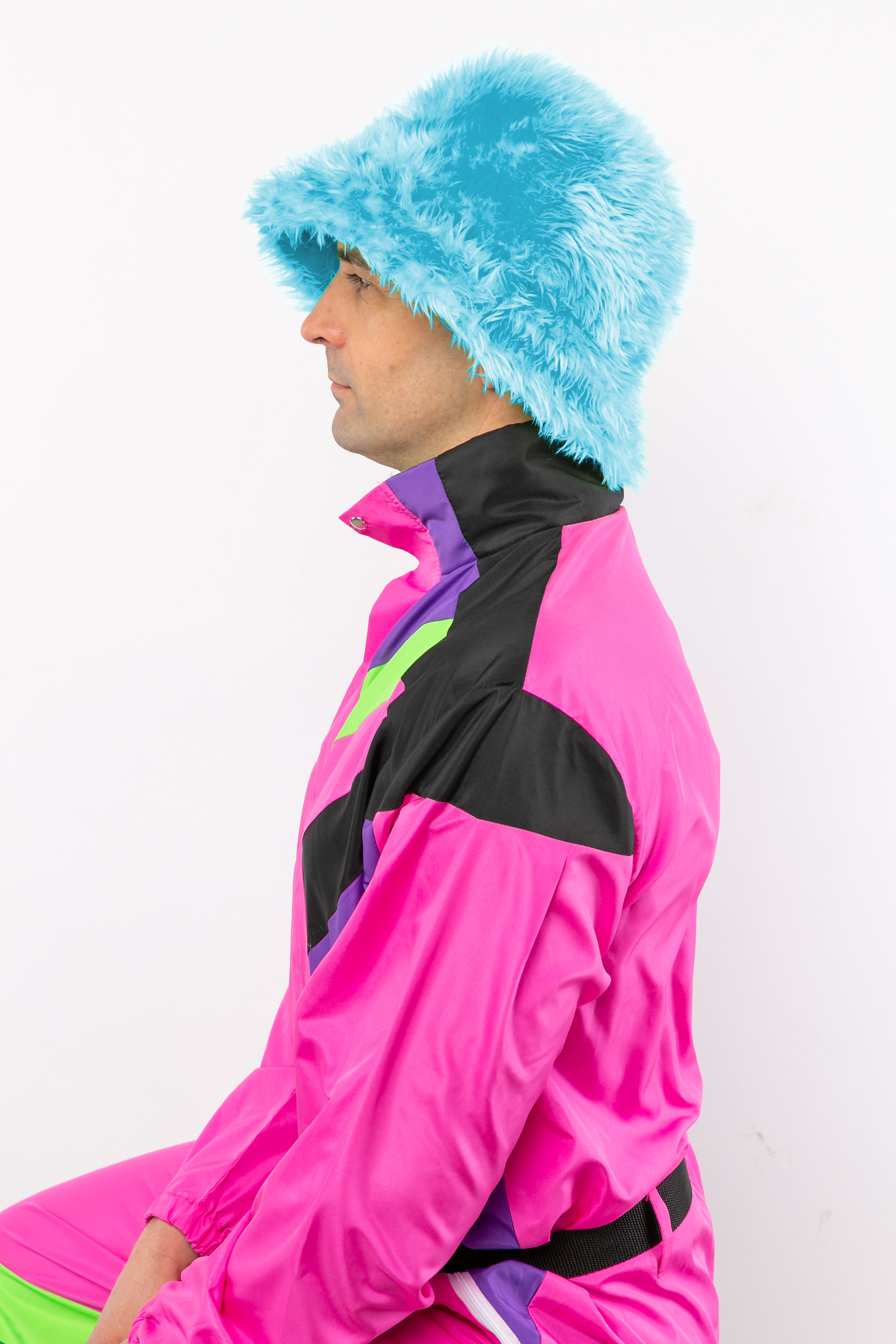 Fishermans cap fur, light blue