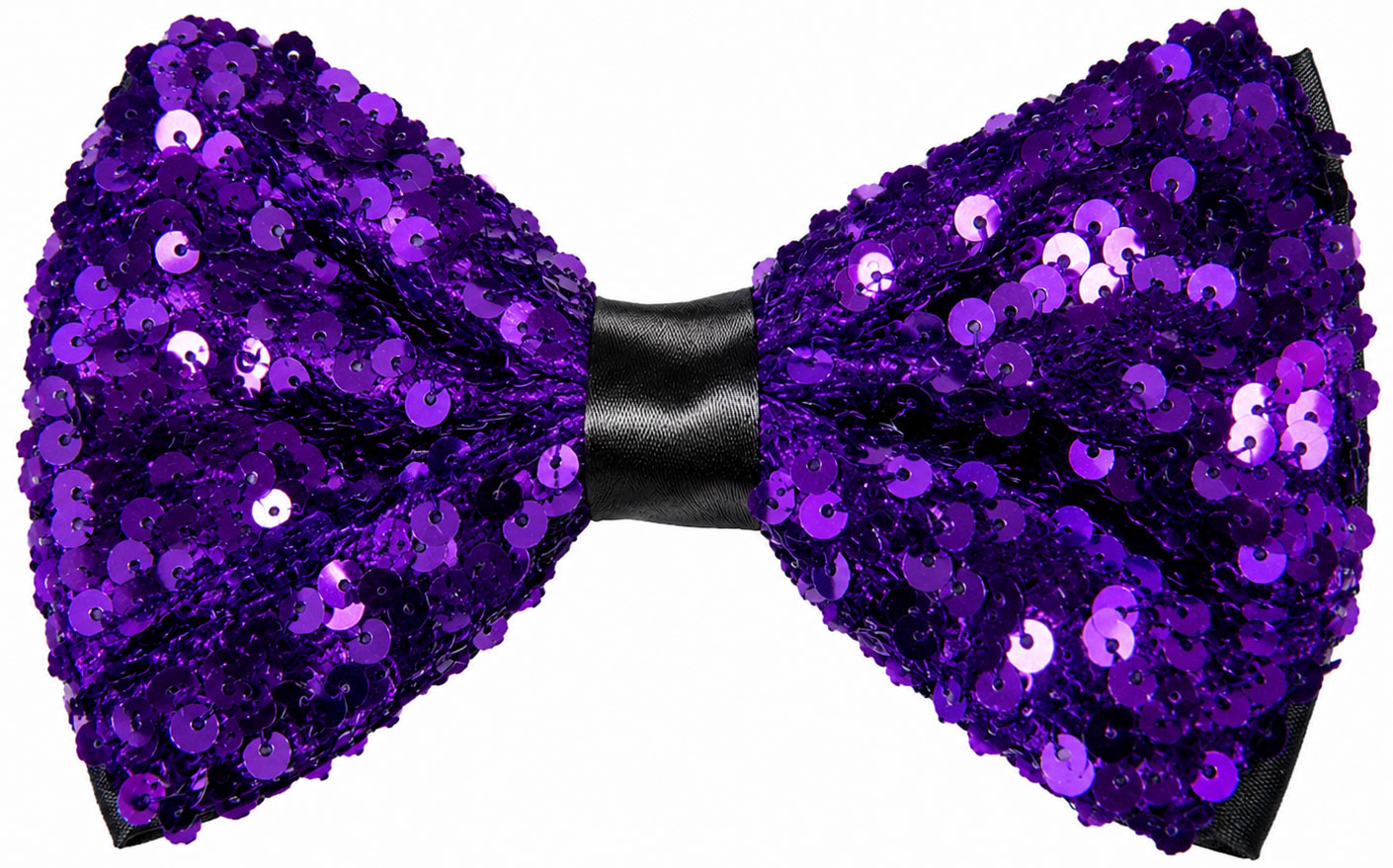Noeud Premium à paillettes, violet