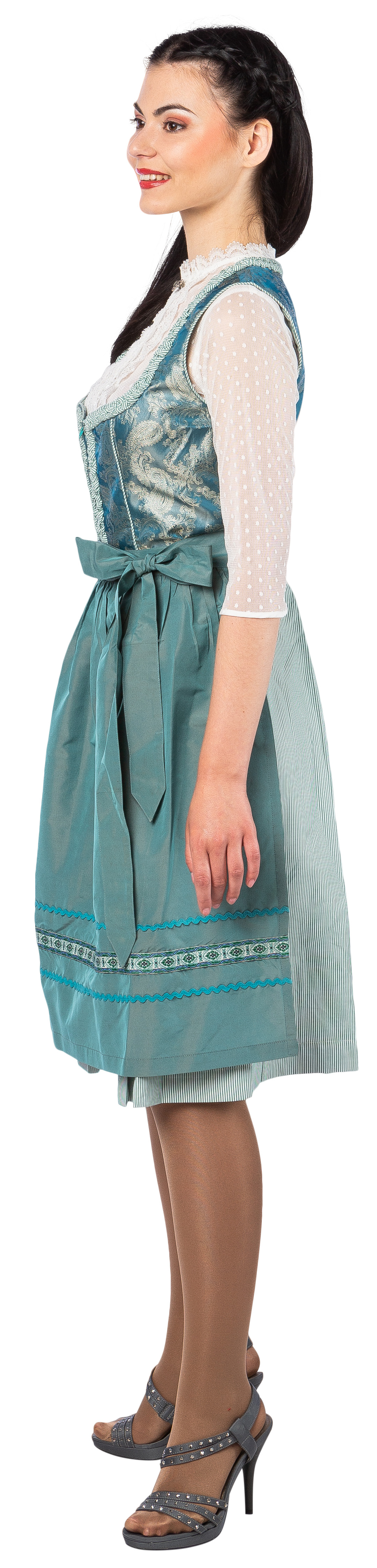 Dirndl "Thora" blau