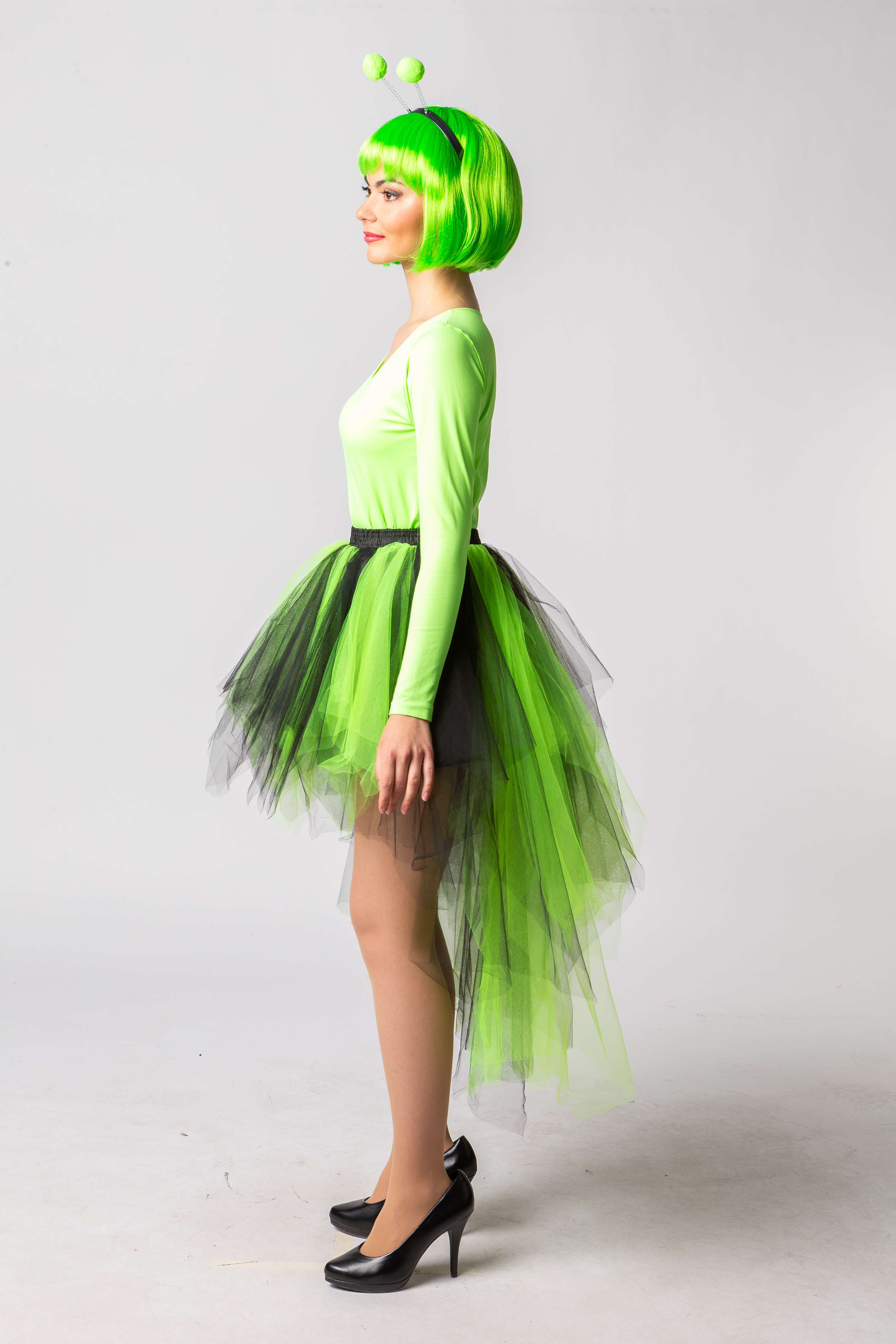 Tutu Vokuhila, green/black