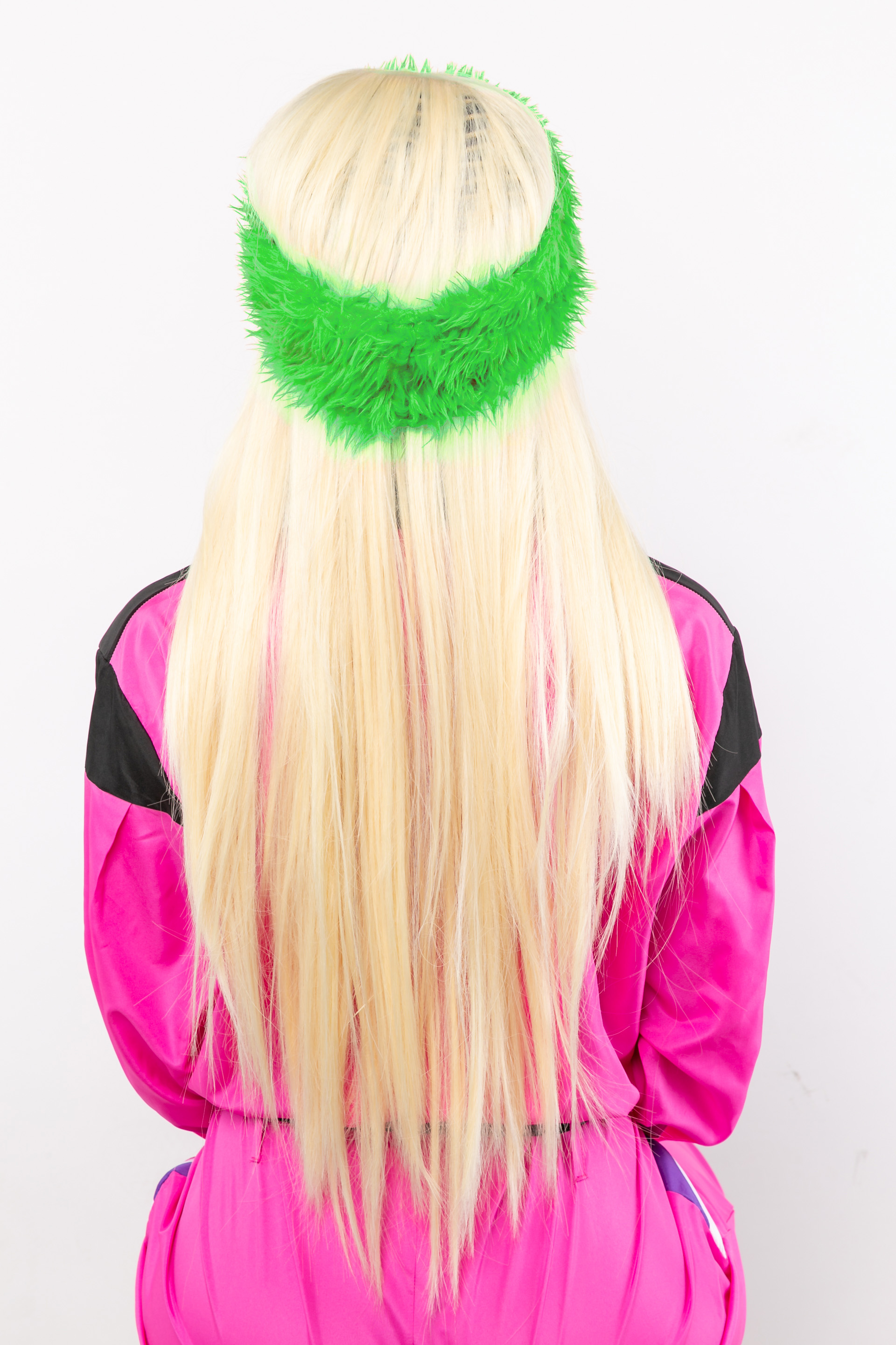 Headband fur, green Headband fur, green