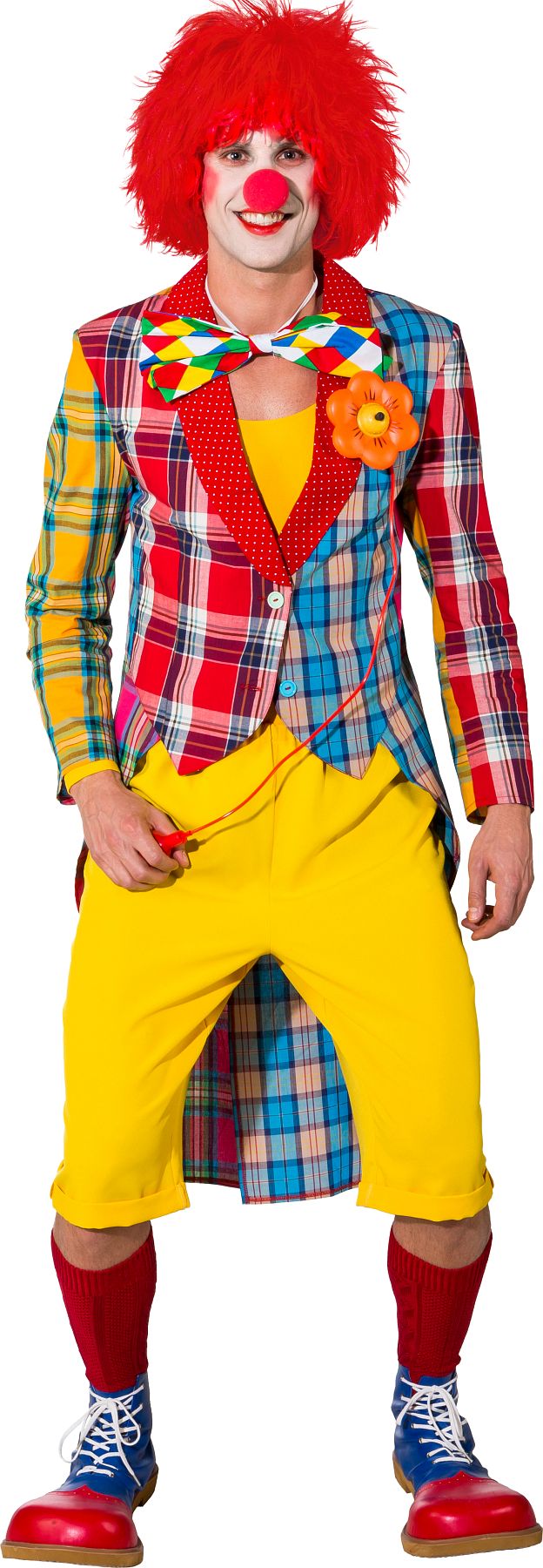 Frack Clown Herren, bunt