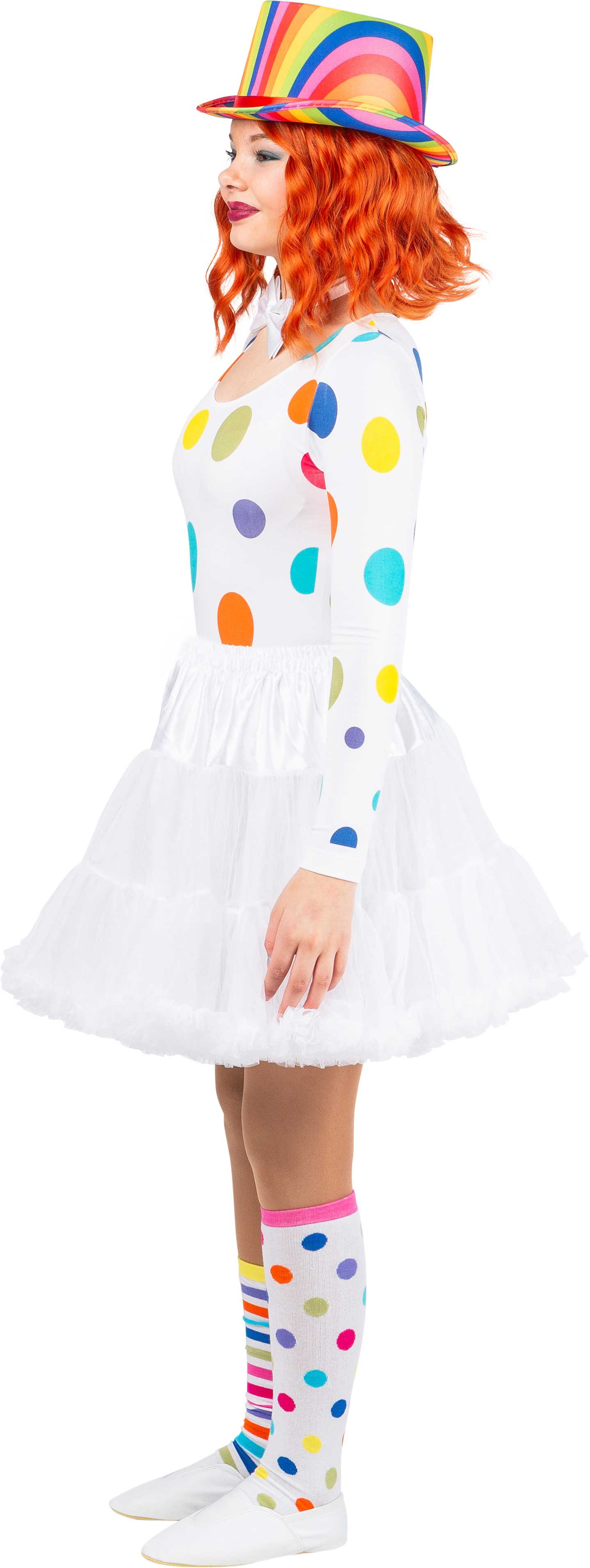 Jupon pour enfant à volants, blanc