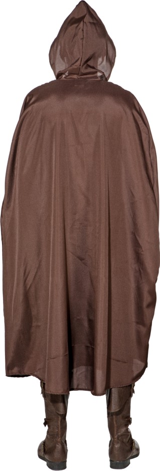 Umhang mit Kapuze, braun