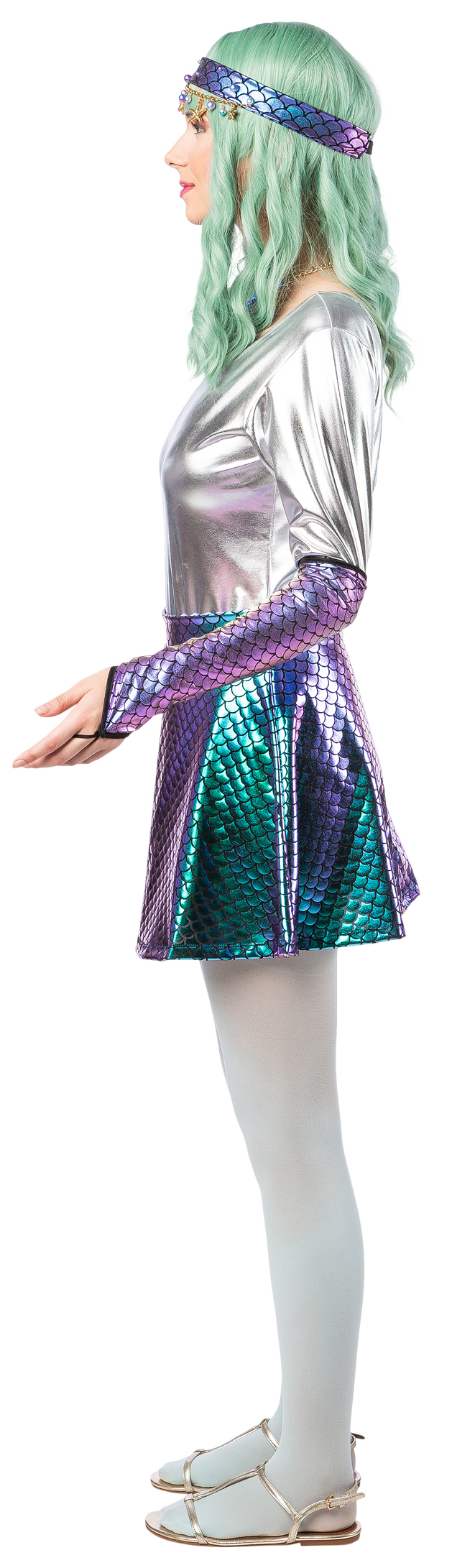 Skirt mermaid, purple/turquoise