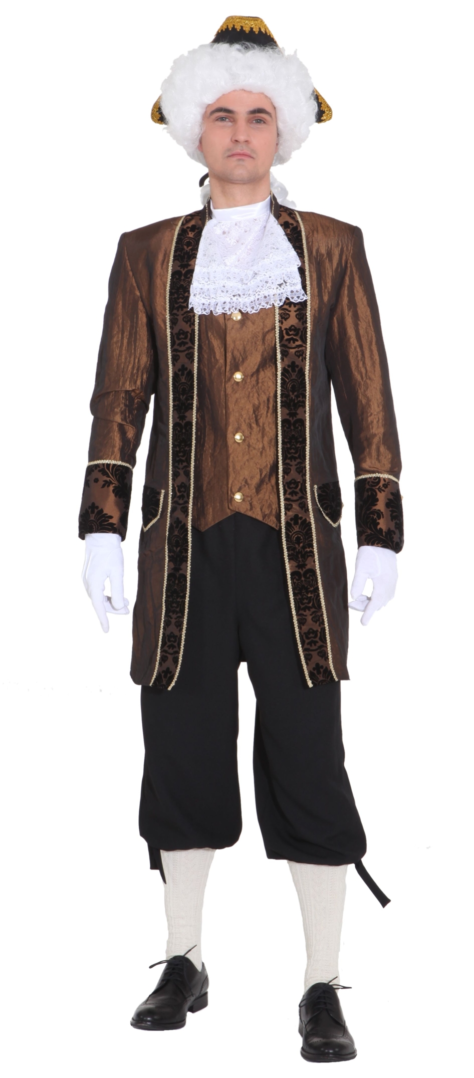 Barrock lord,brown (jacket,trousers,jabot)