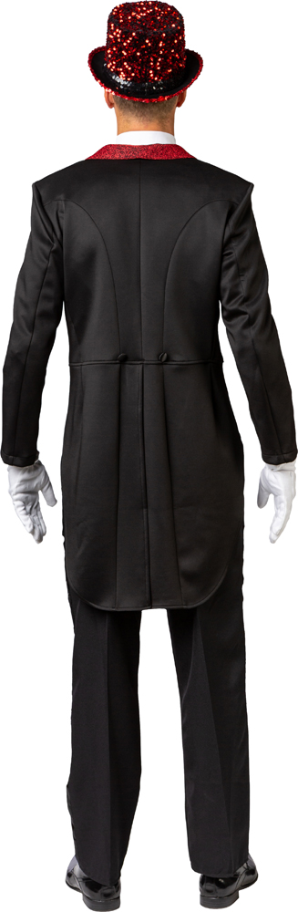 Tailcoat with red lurex collar