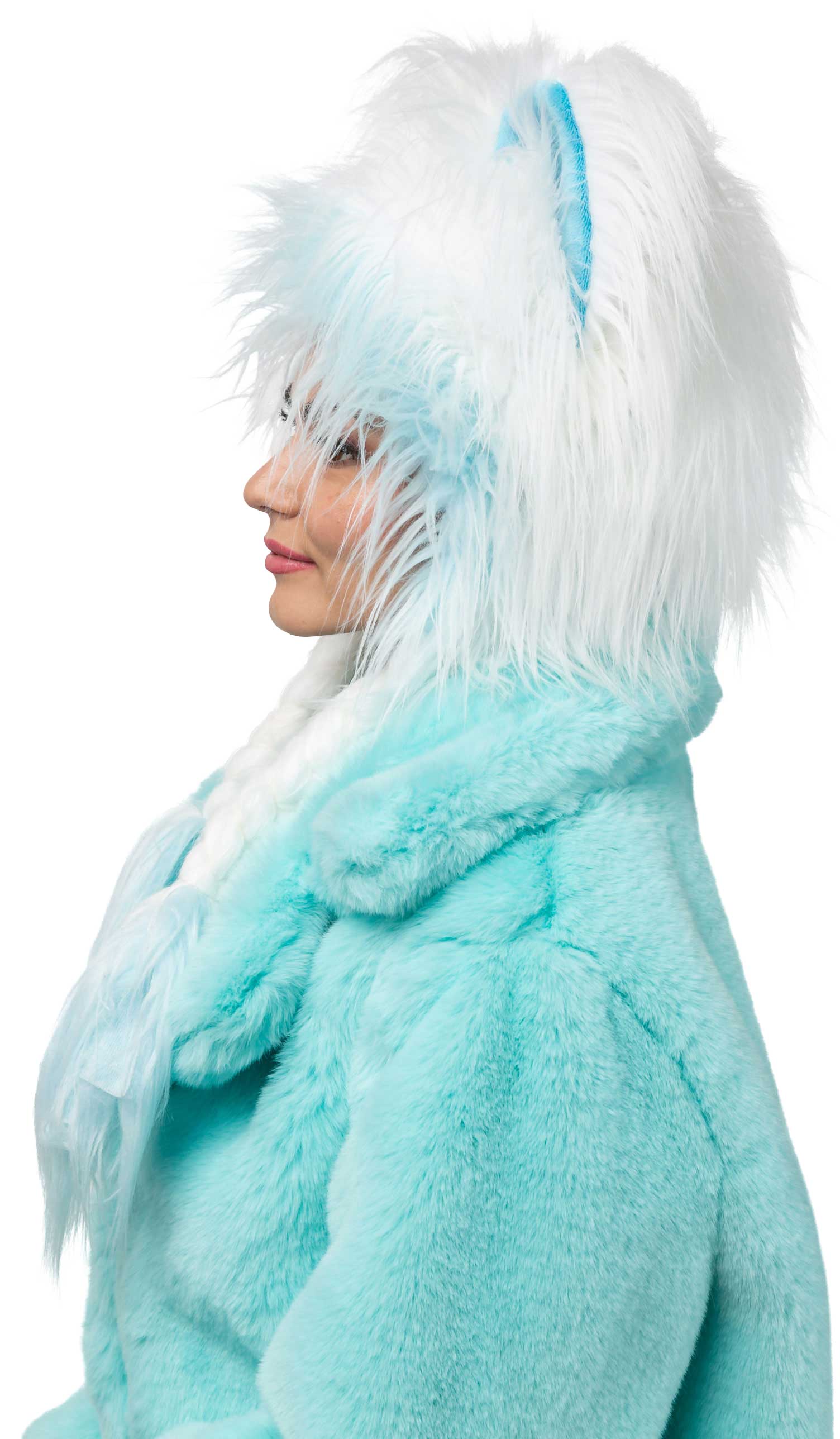 Plüschmütze struppig, Polarfuchs