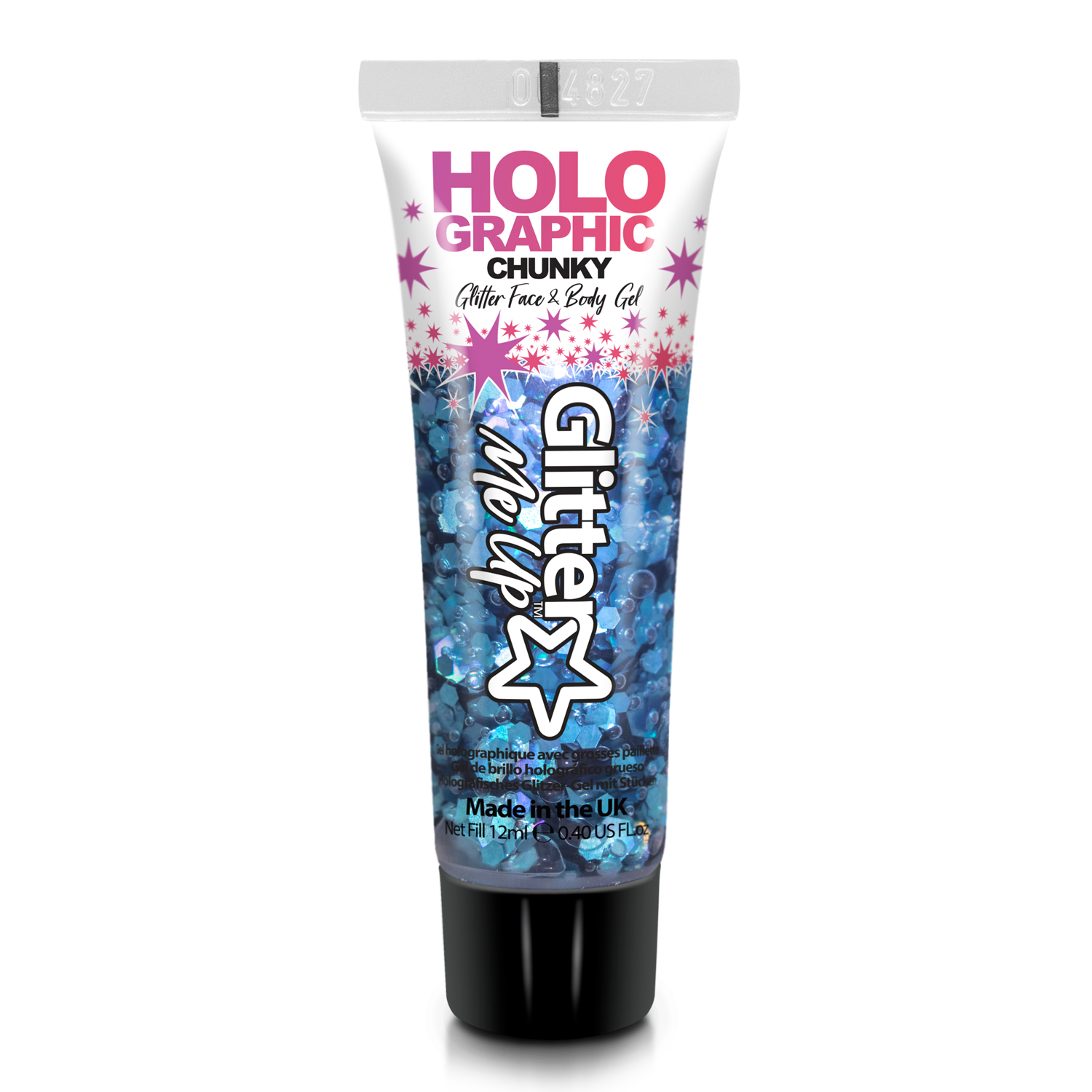 Glitter Gel, blau