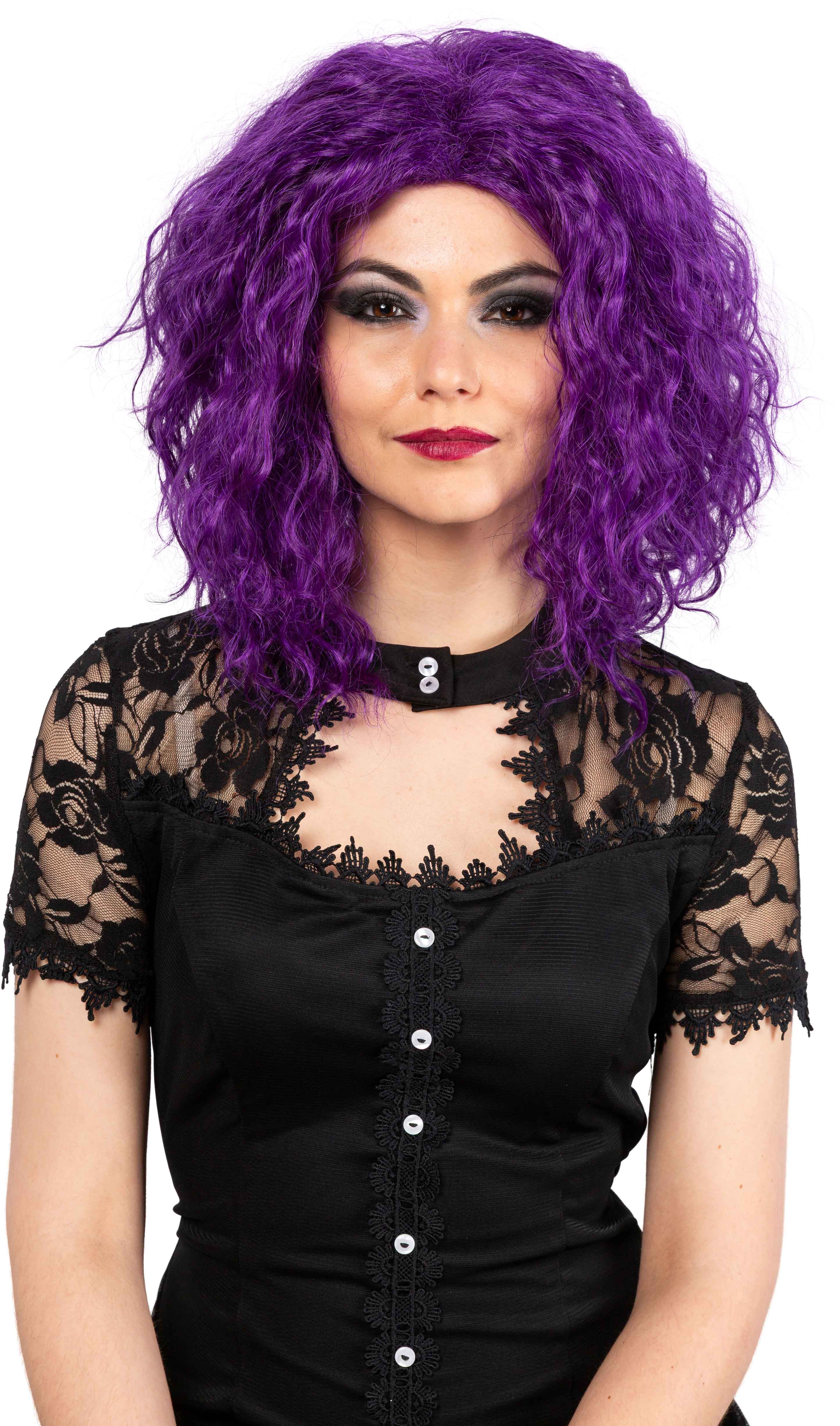 Casey wig, purple
