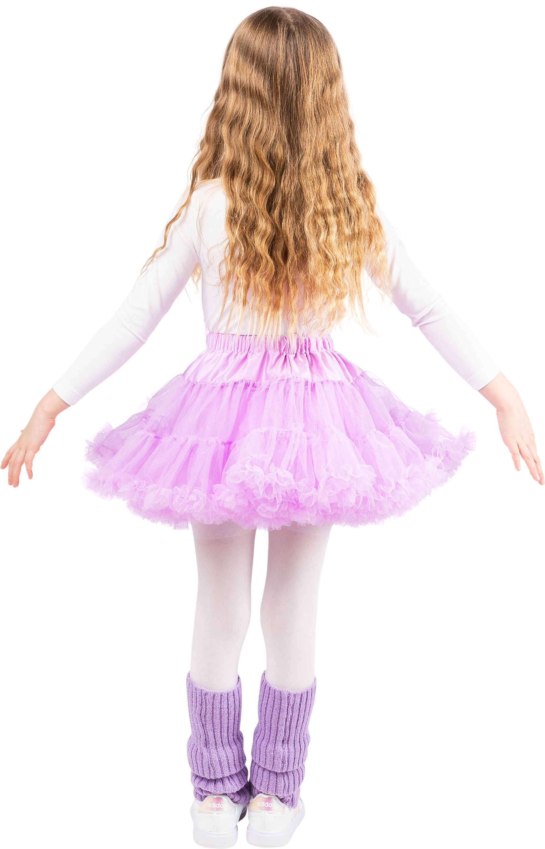 Kinderpetticoat mit Rüschchen, flieder