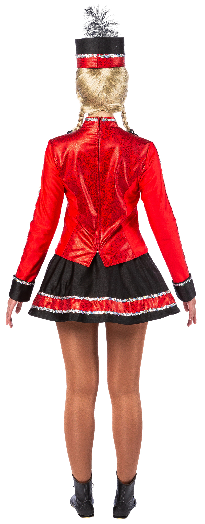 Sparkly costume "Melody", black-red