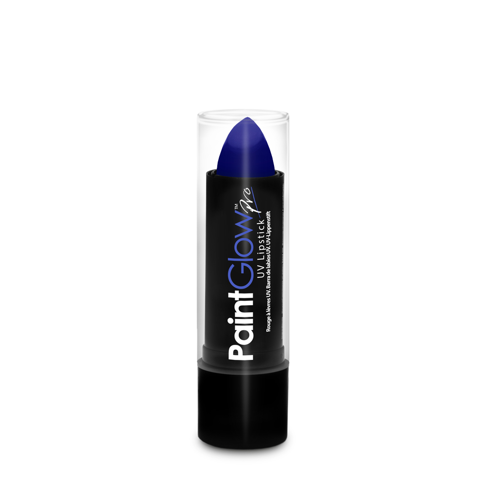 Lippenstift UV-Effekt, blau