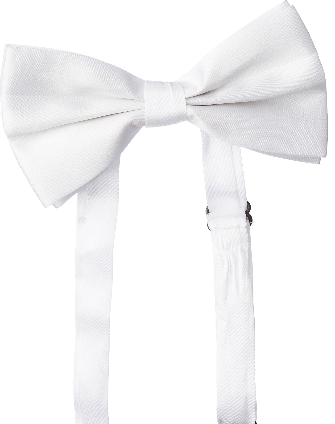 White Satin bow tie