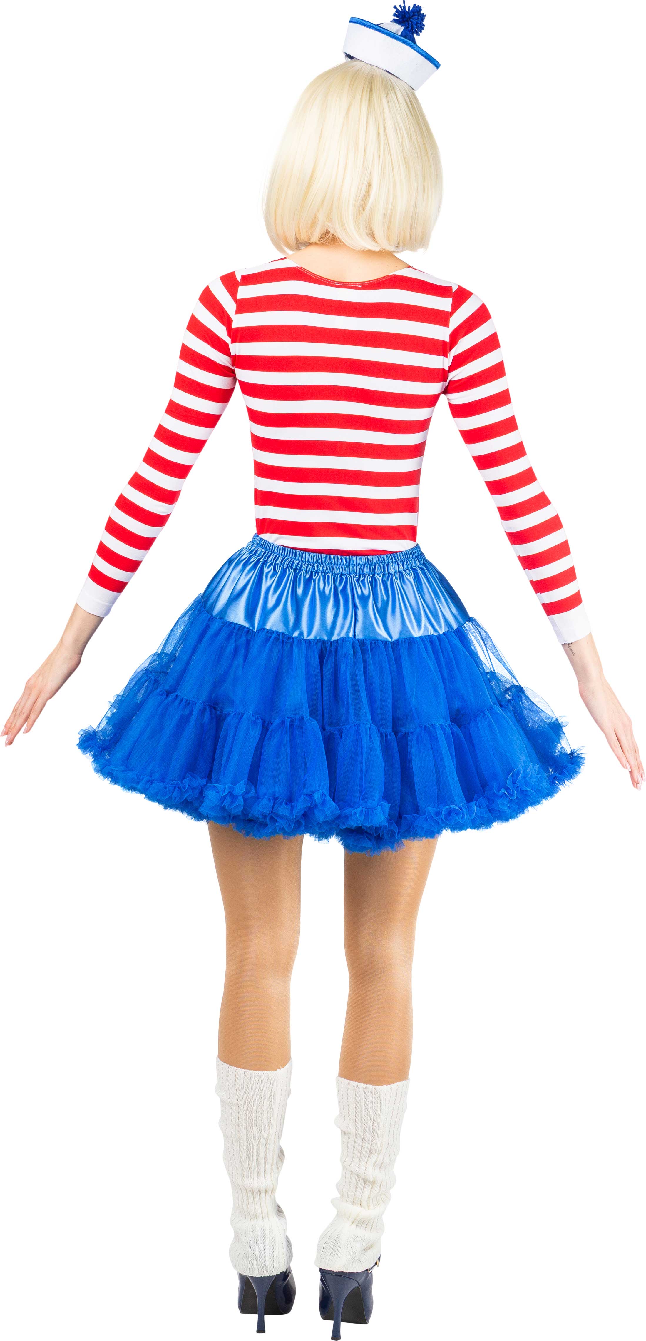 Tutu kurz mit Rüsche, blau