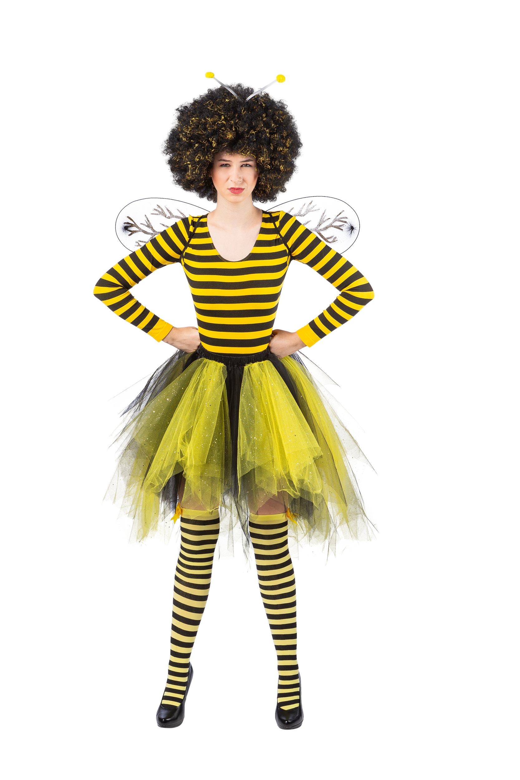 Tutu Bee mullet style (short at the front, long at the back) L/XL