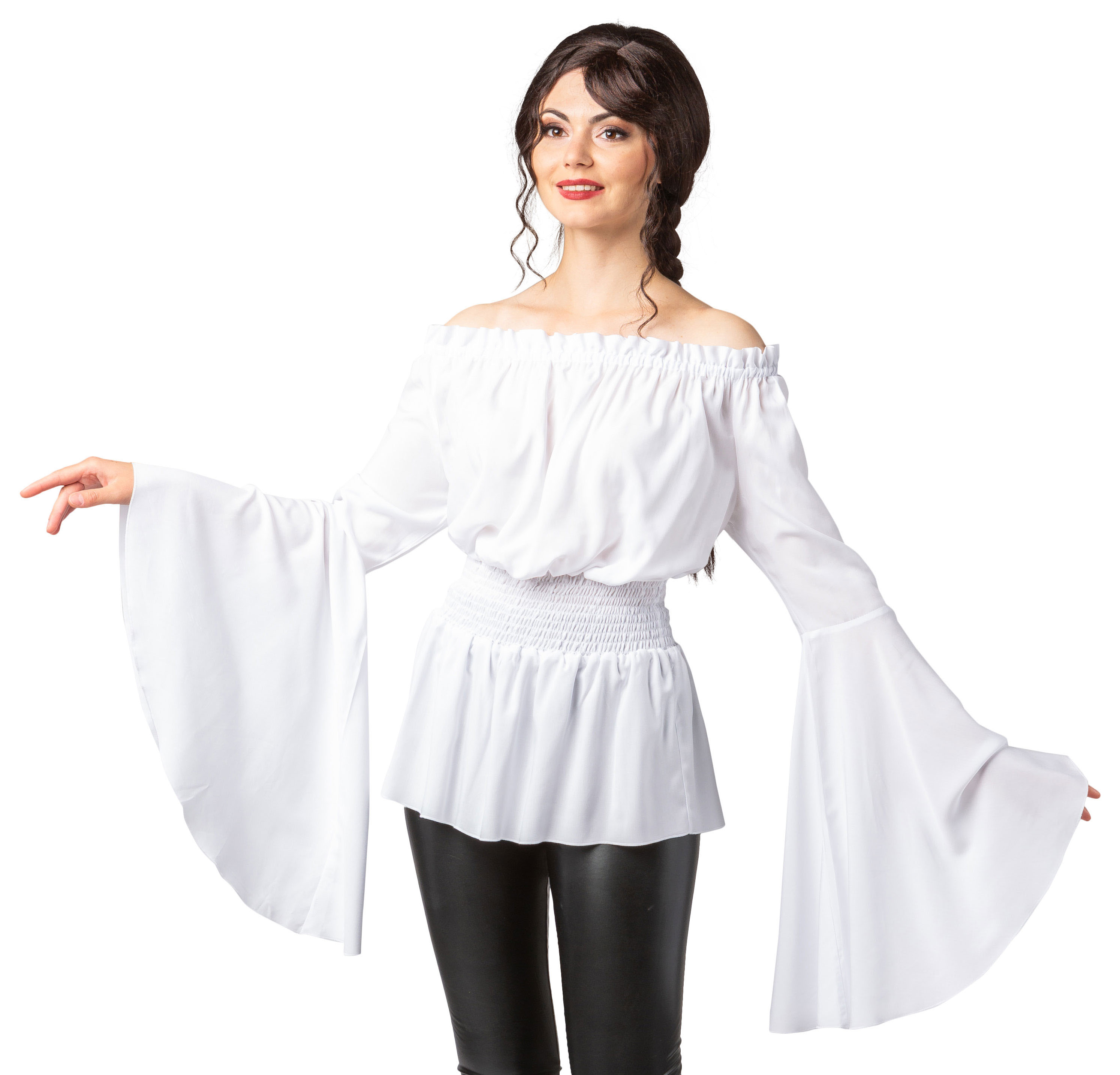 Blouse Lady Mary, blanc
