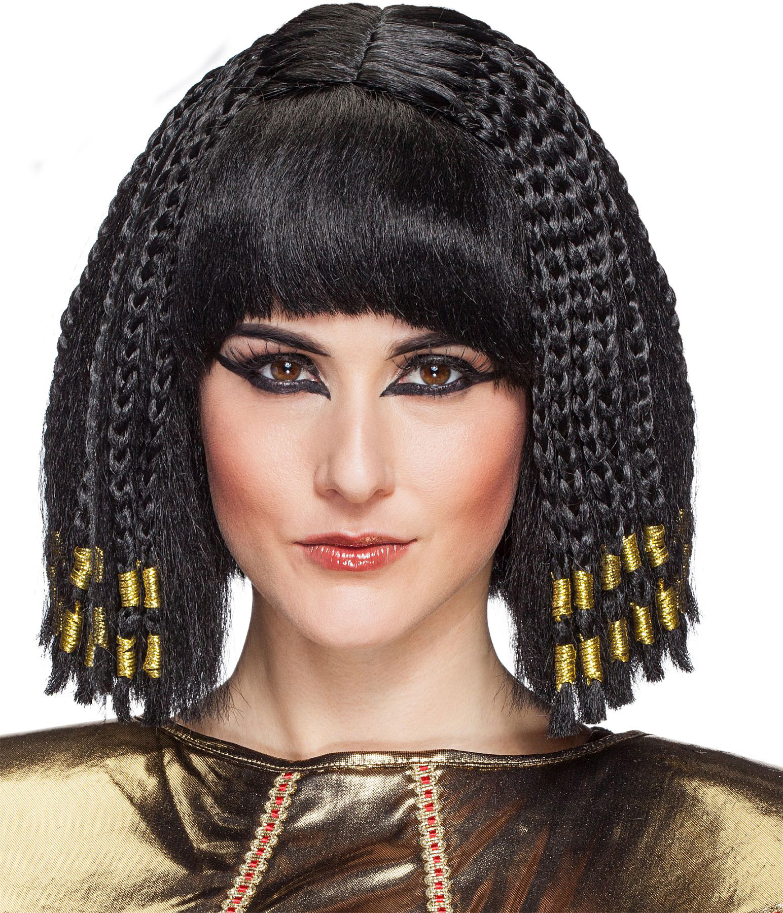 Ägyptische Königin mit geflochtenen Zöpfen