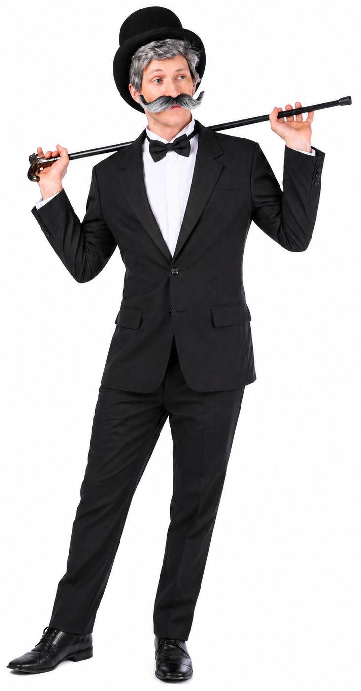 Men's suit, black