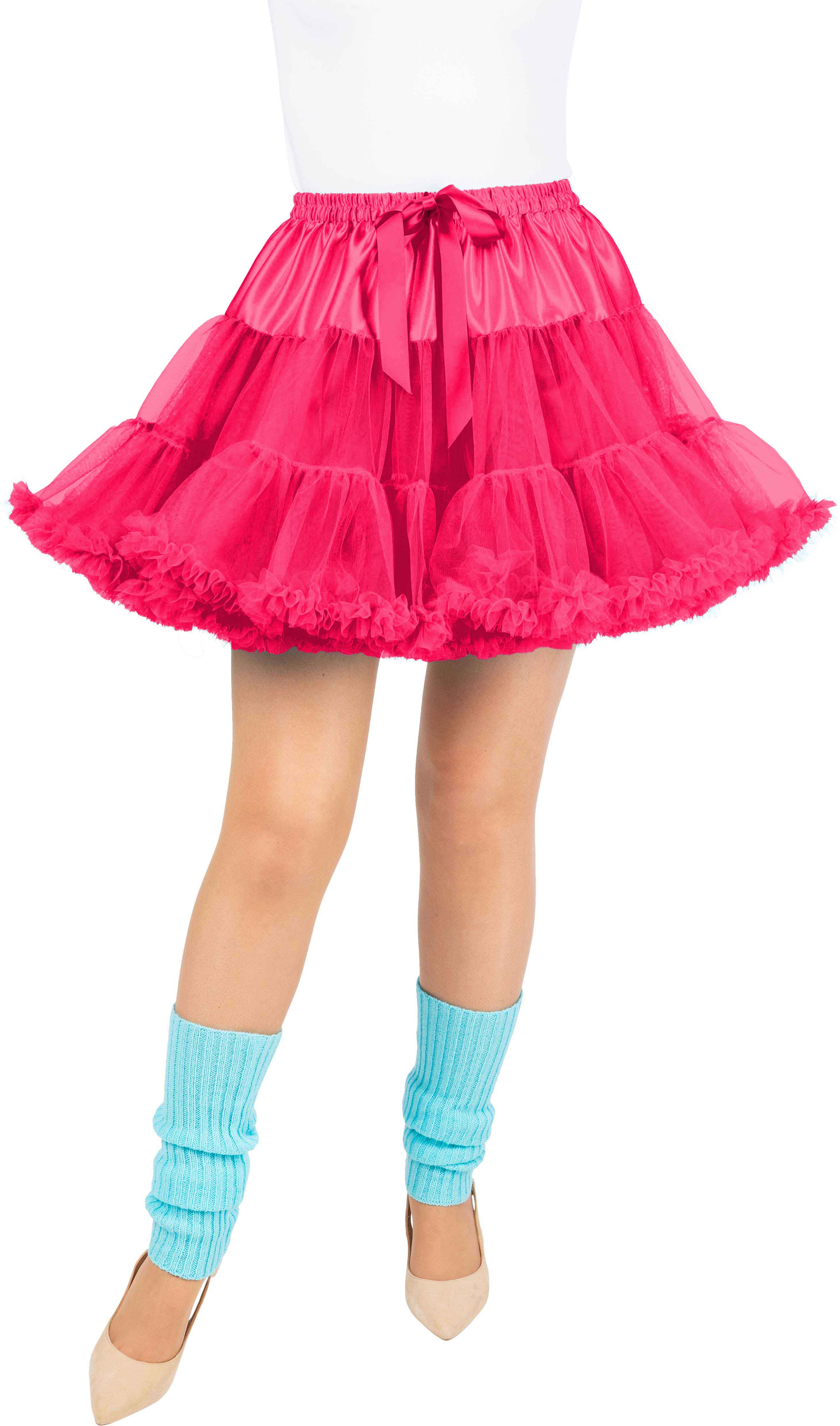 Short tutu with a frill, fuchsia