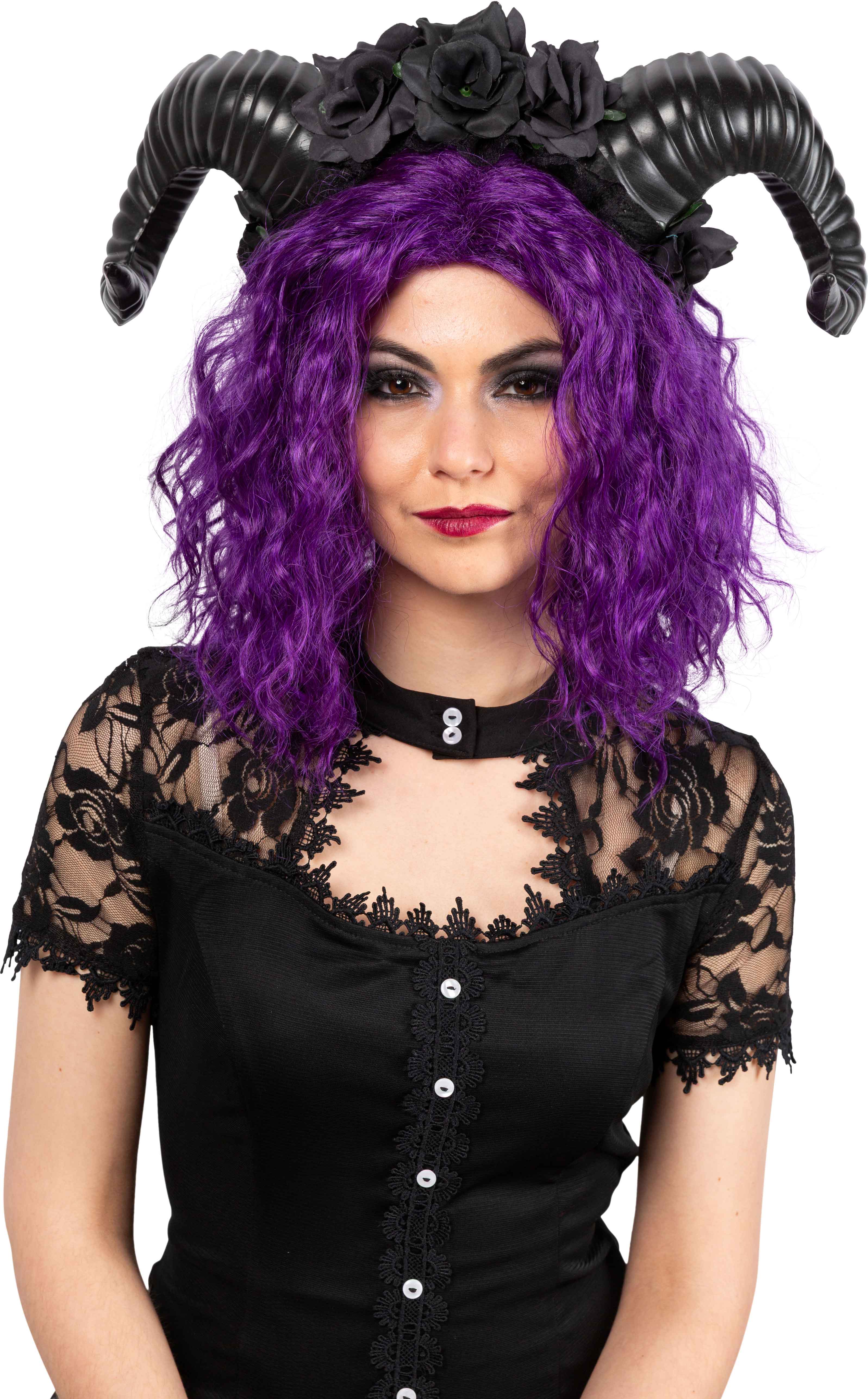 Casey wig, purple