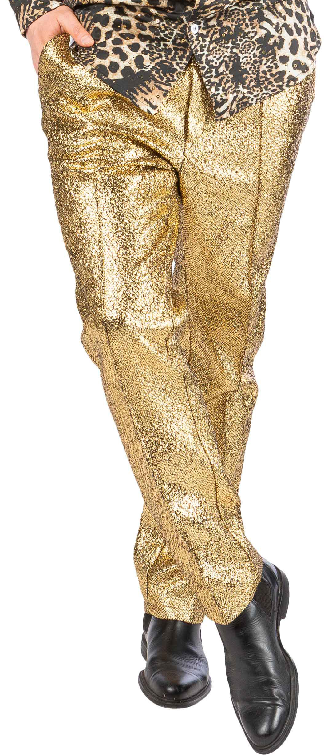 Glamour trousers, gold