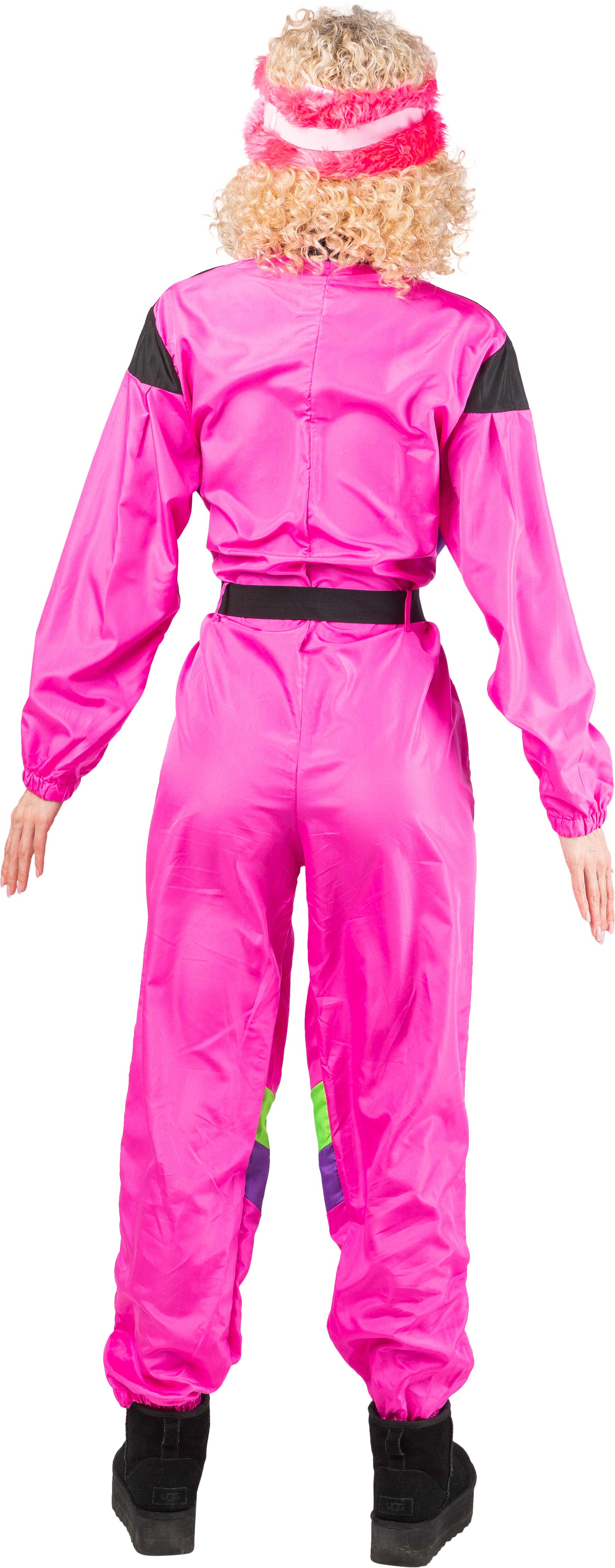 Schneeanzug Retro Damen, pink