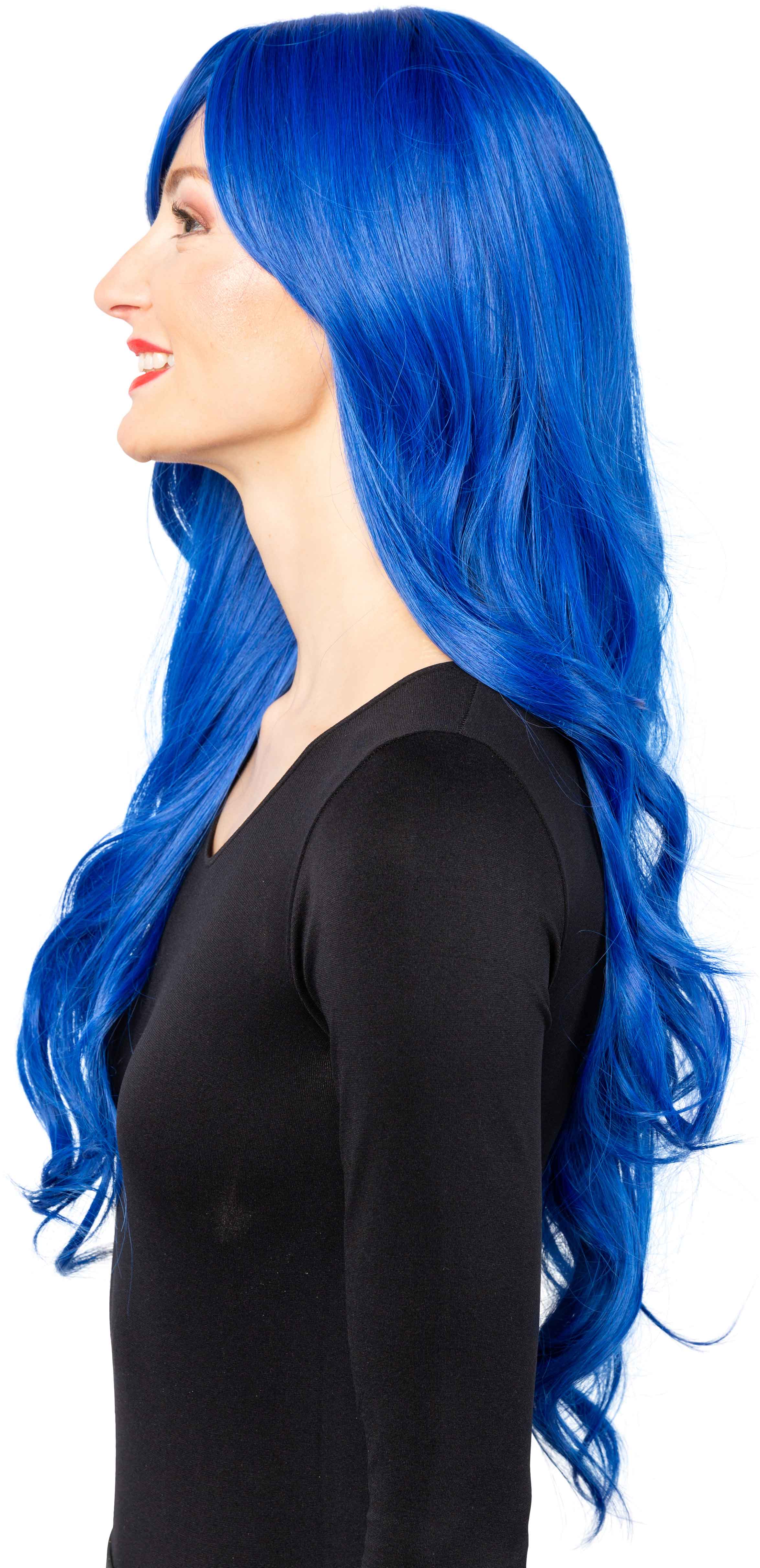 Merna wig, blue
