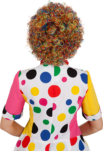 Clown bunt gelockt