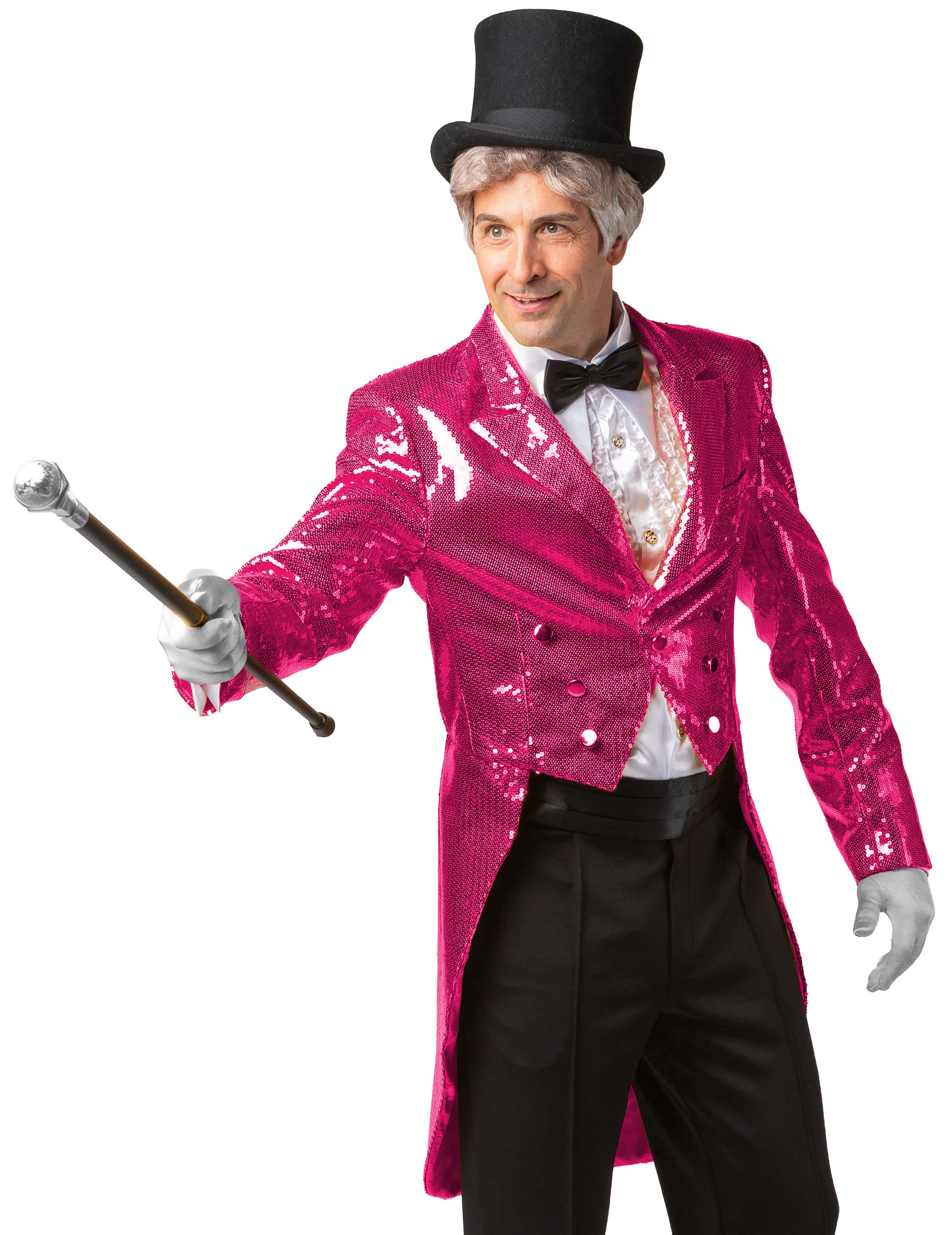 Frac pour homme Paillette, rose