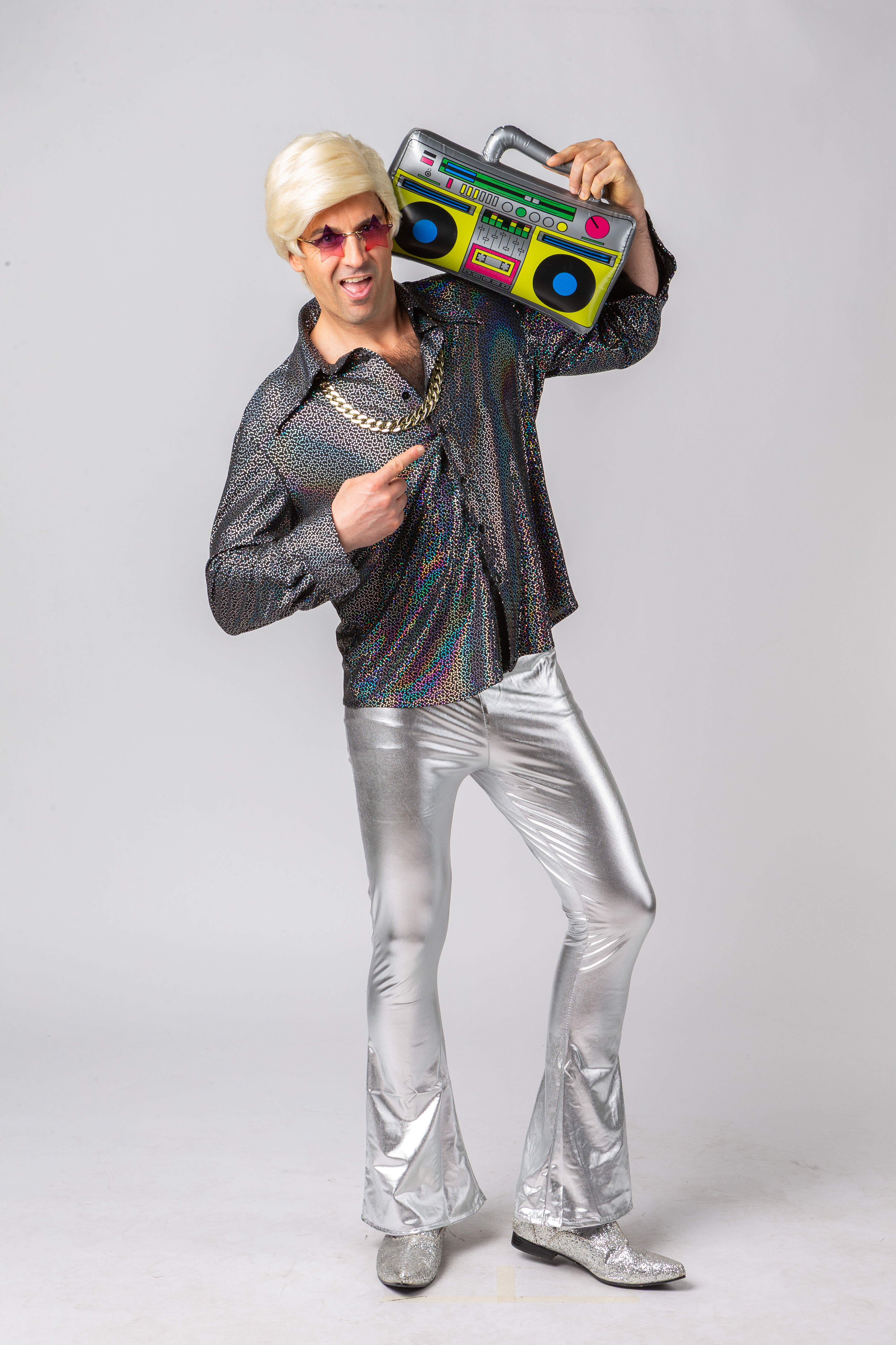 Hemd mit Glitzerdruck