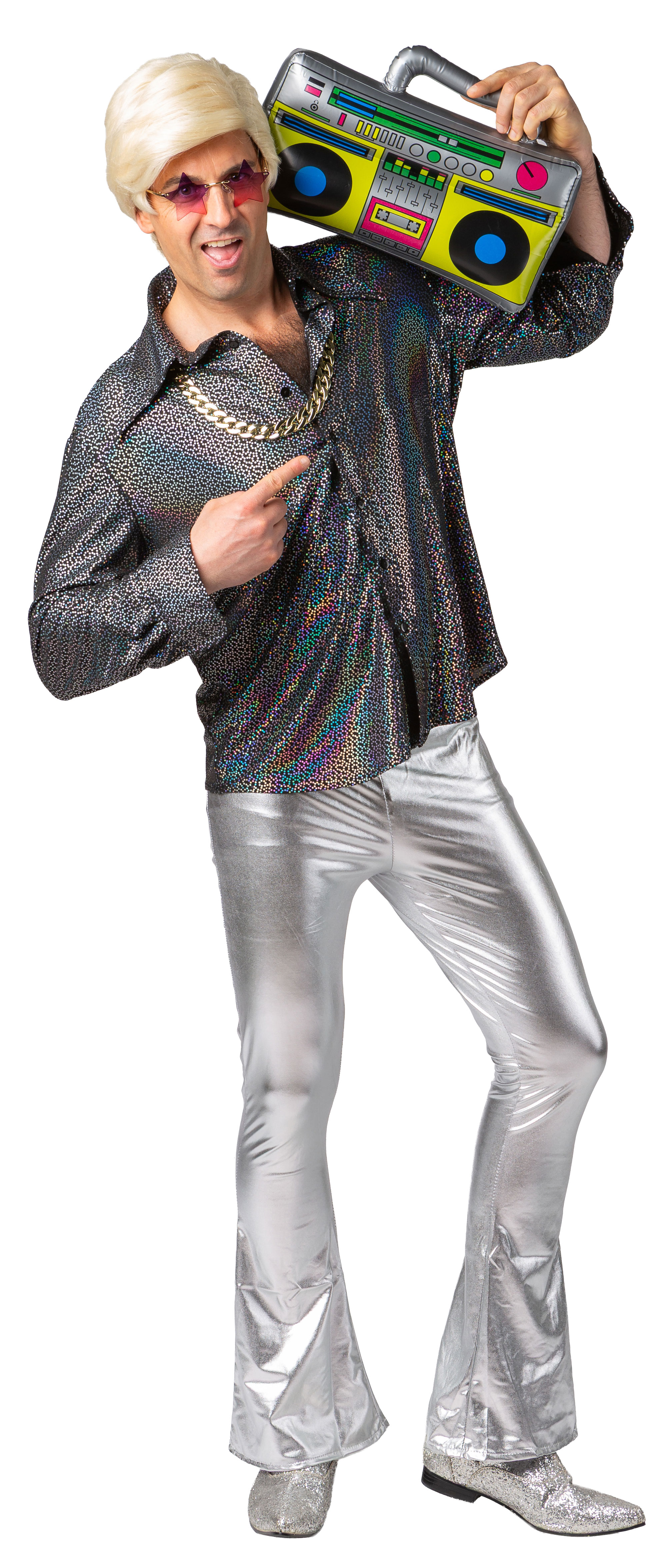 Hemd mit Glitzerdruck