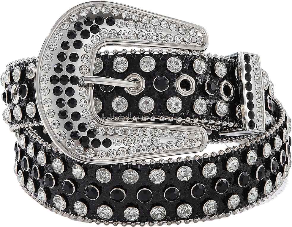 Gürtel Strass, schwarz