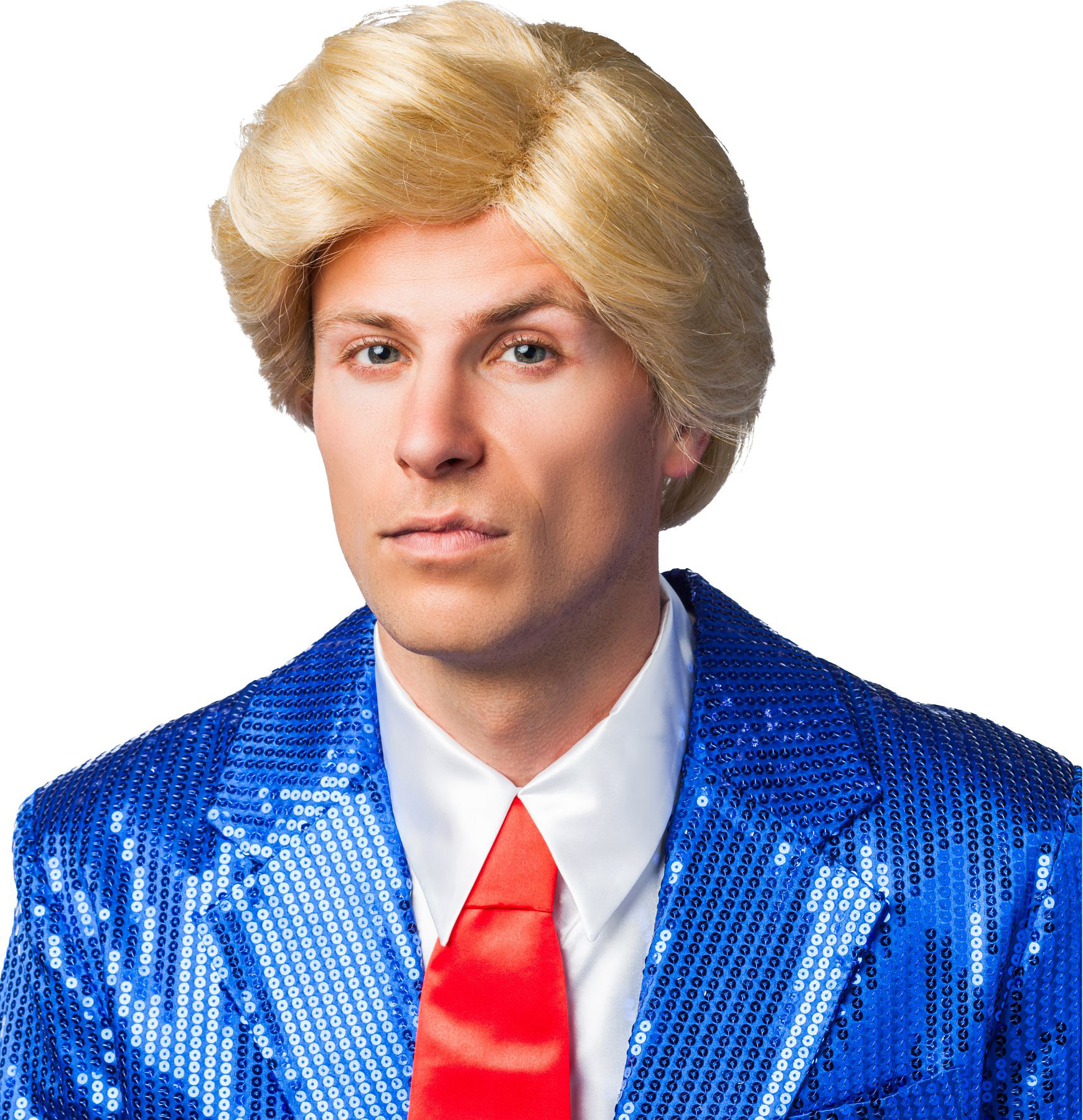 Men's wig, blonde