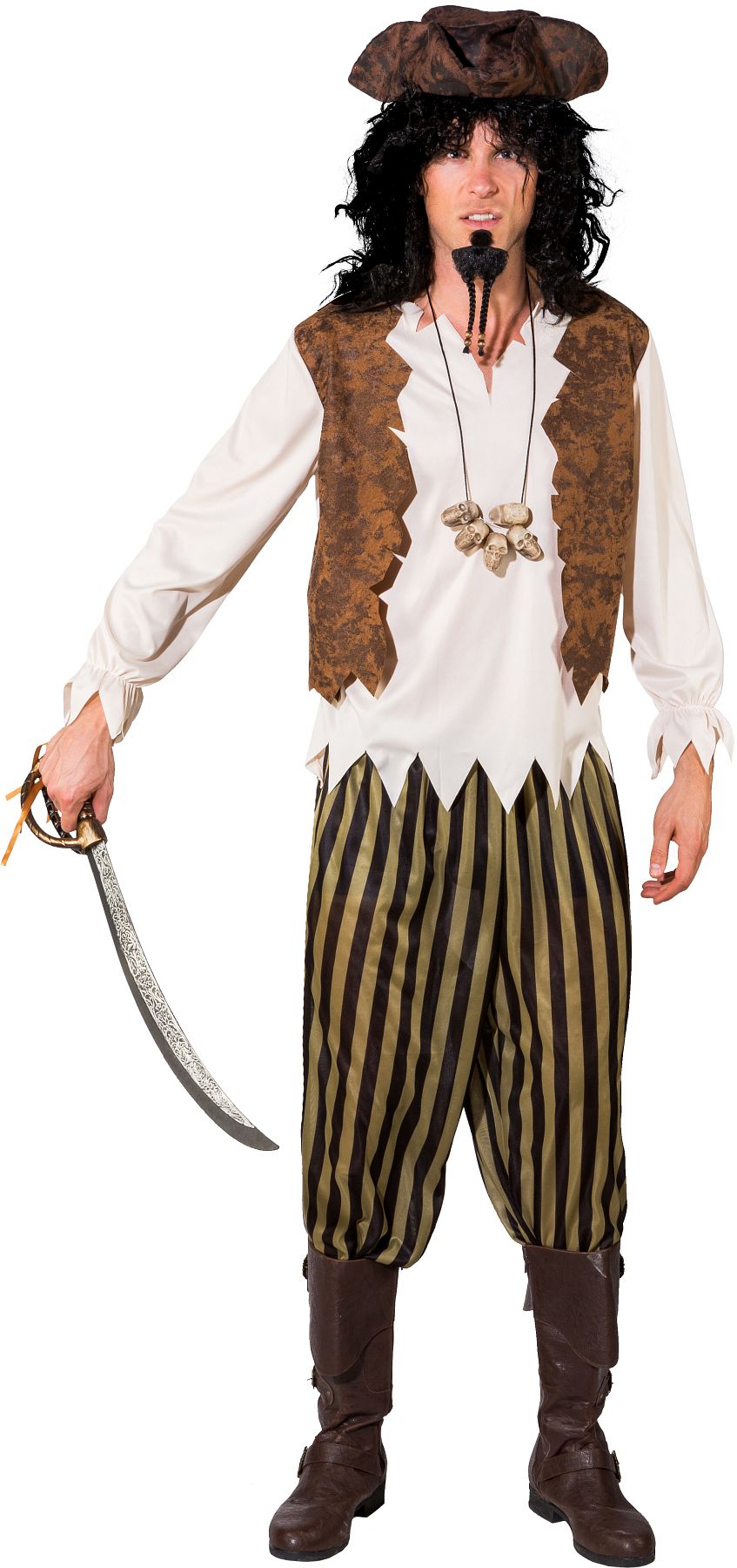 Pirate shirt with vest, trousers