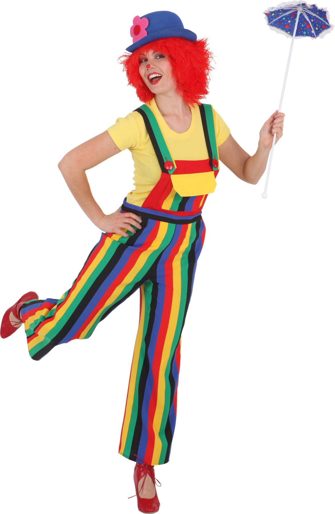 Pantalon de clown à rayures