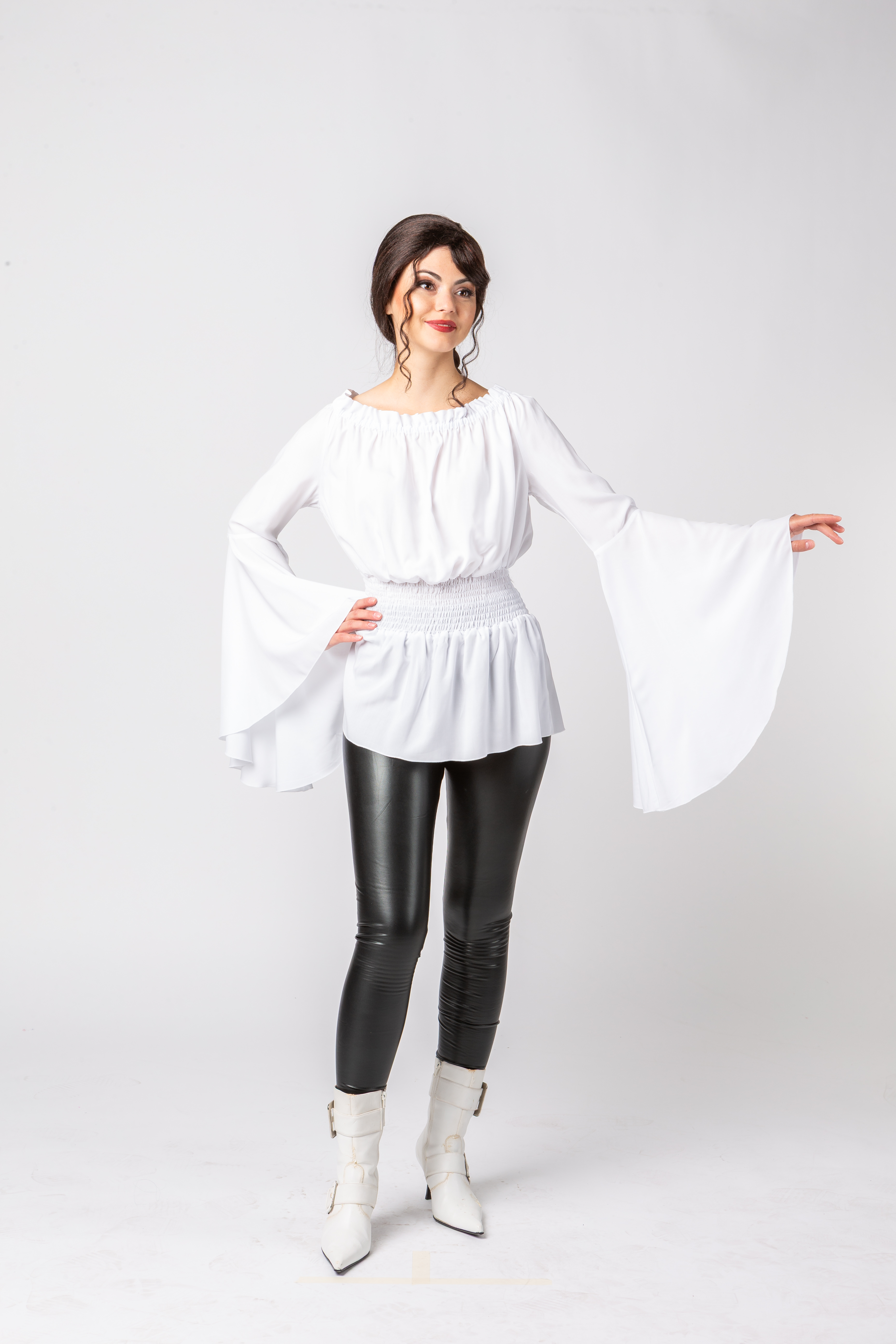 Bluse Lady Mary, weiß