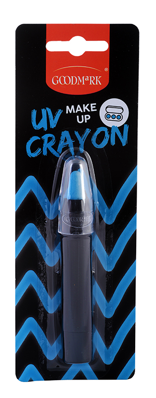 Crayon de maquillage effet UV, bleu