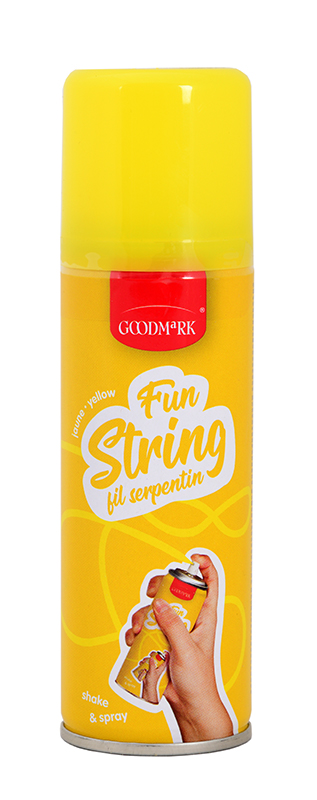 Fun String fil serpentin, jaune