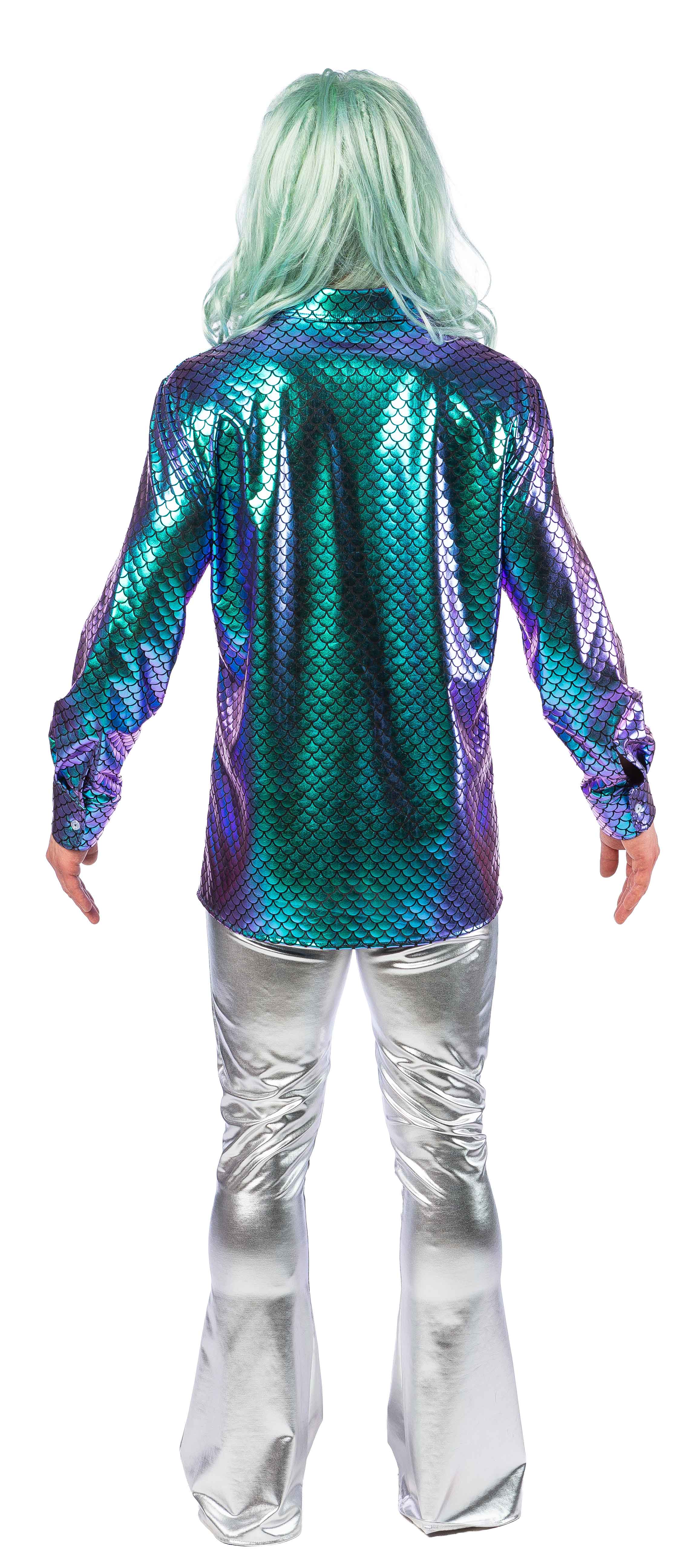 Hemd Meerjungfrau, lila/türkis 