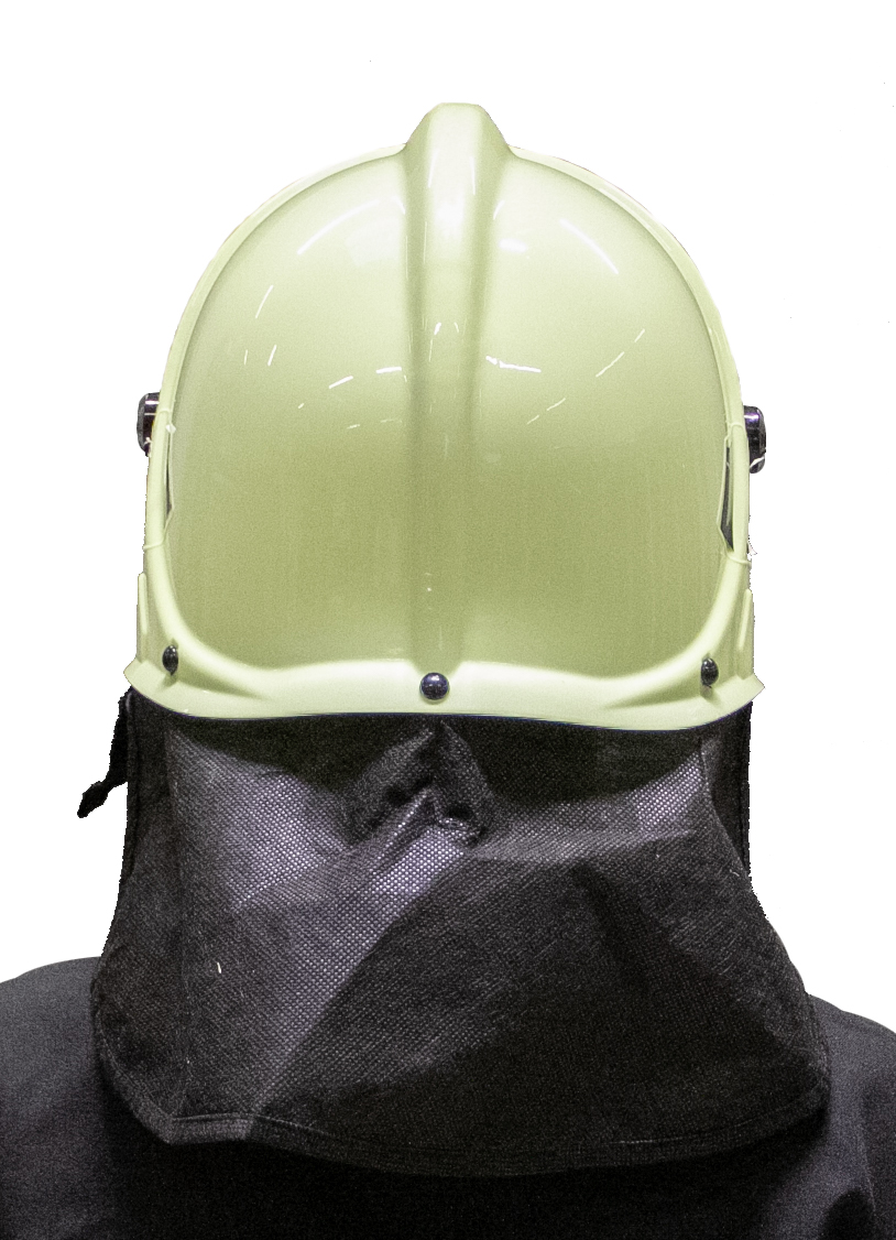 Casque de pompier sportif, jaune vif