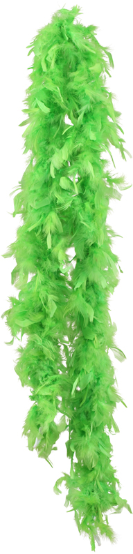 Feather boa basic, neon green, 1.80 m, 50g